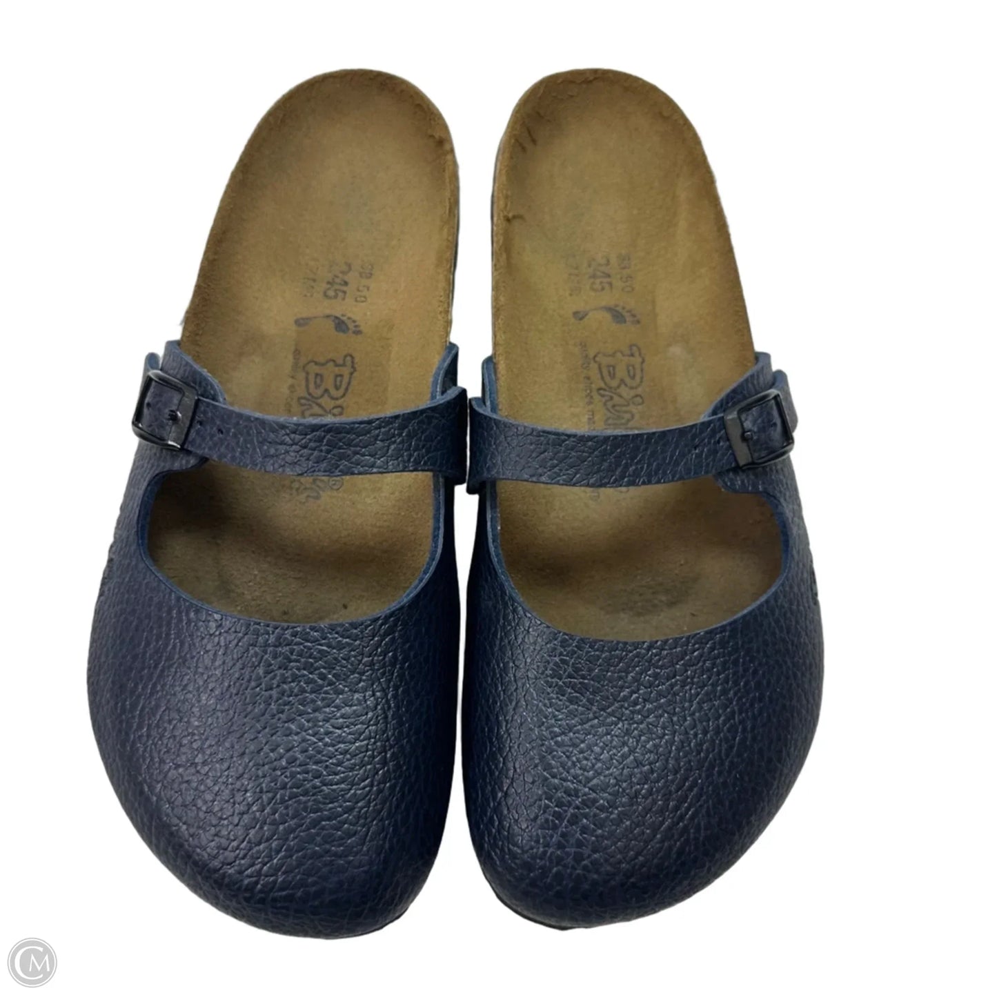 Sandals Flats By Clothes Mentor In Navy, Size: 7