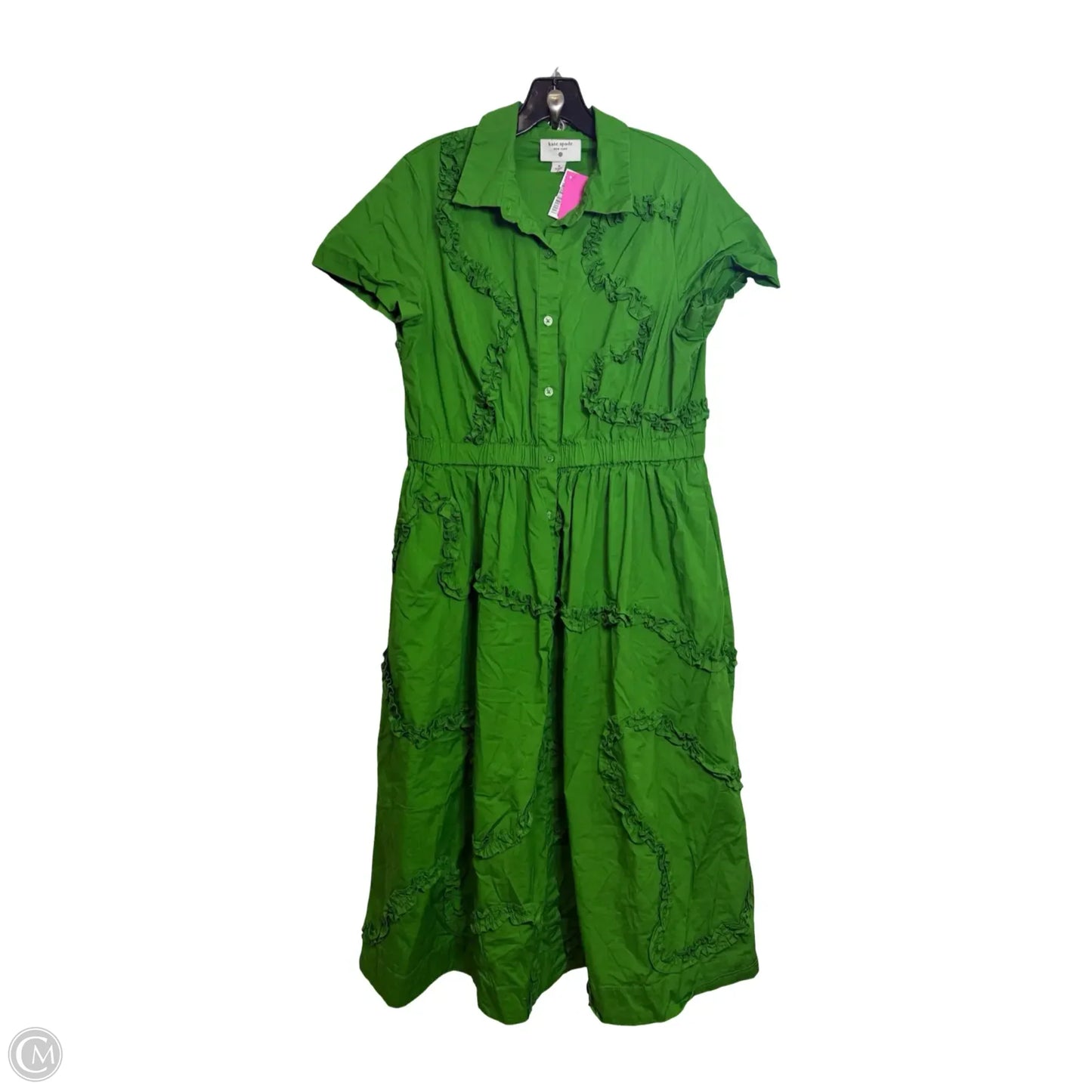 Dress Casual Midi By Kate Spade X Target-designer In Green, Size: M