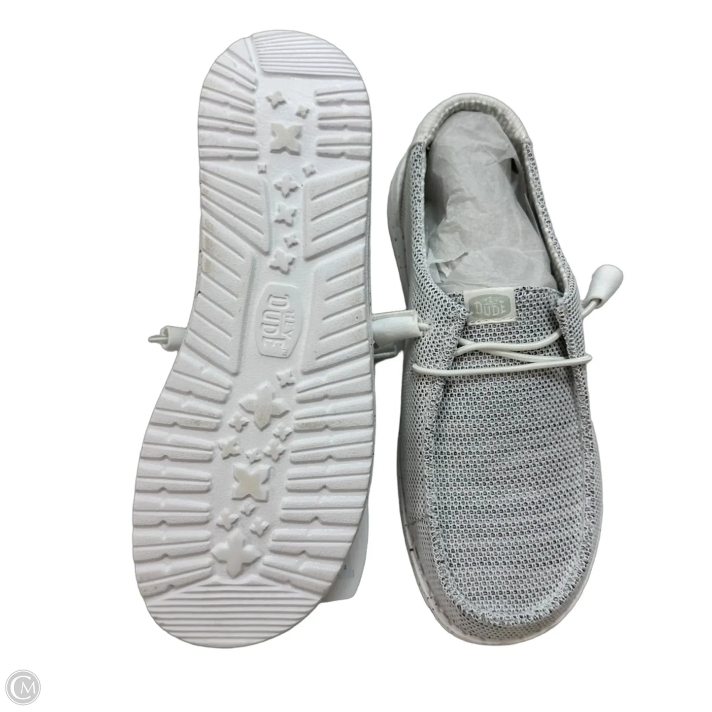 Shoes Flats By Hey Dude In White, Size: 8