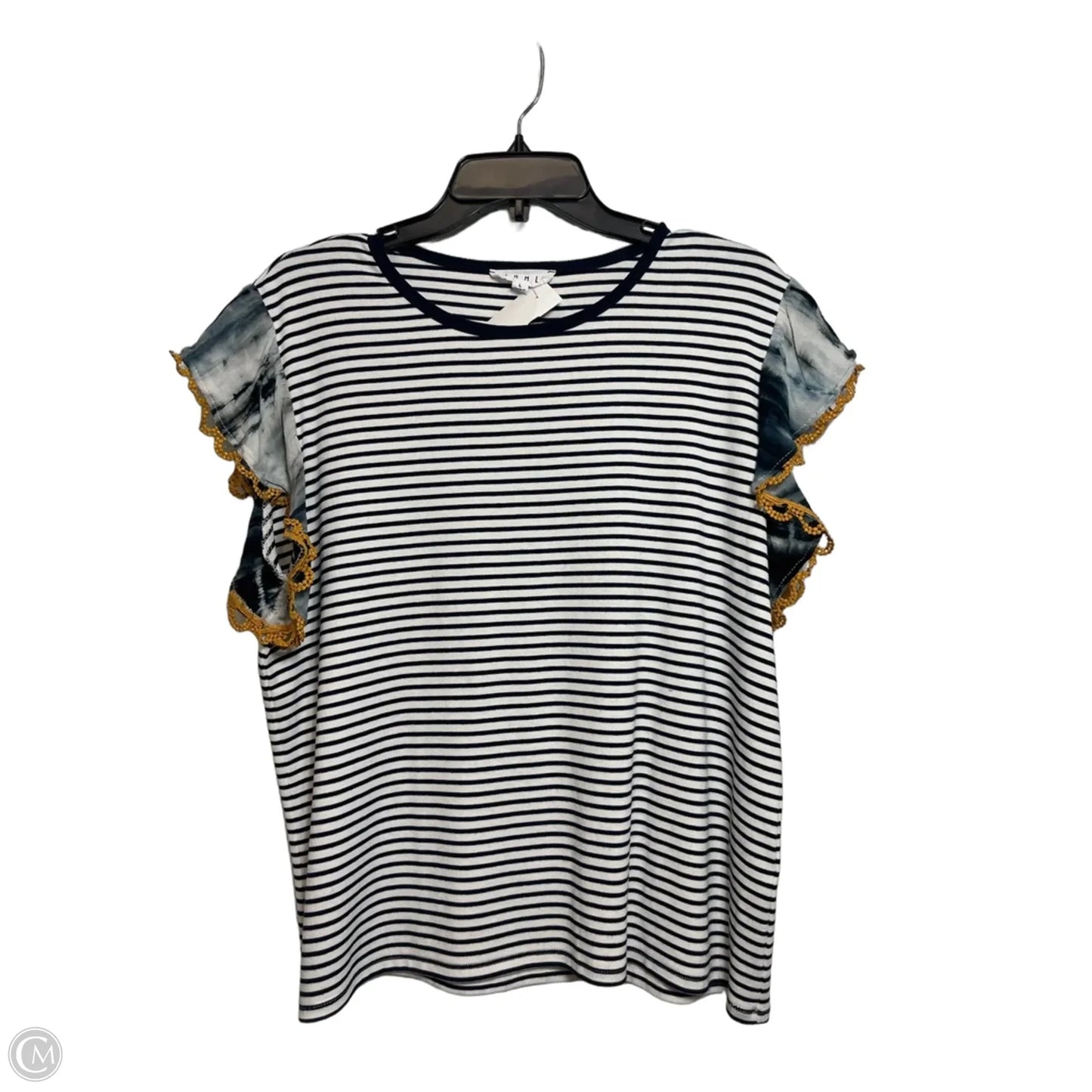 Top Sleeveless By Thml In Striped Pattern, Size: L
