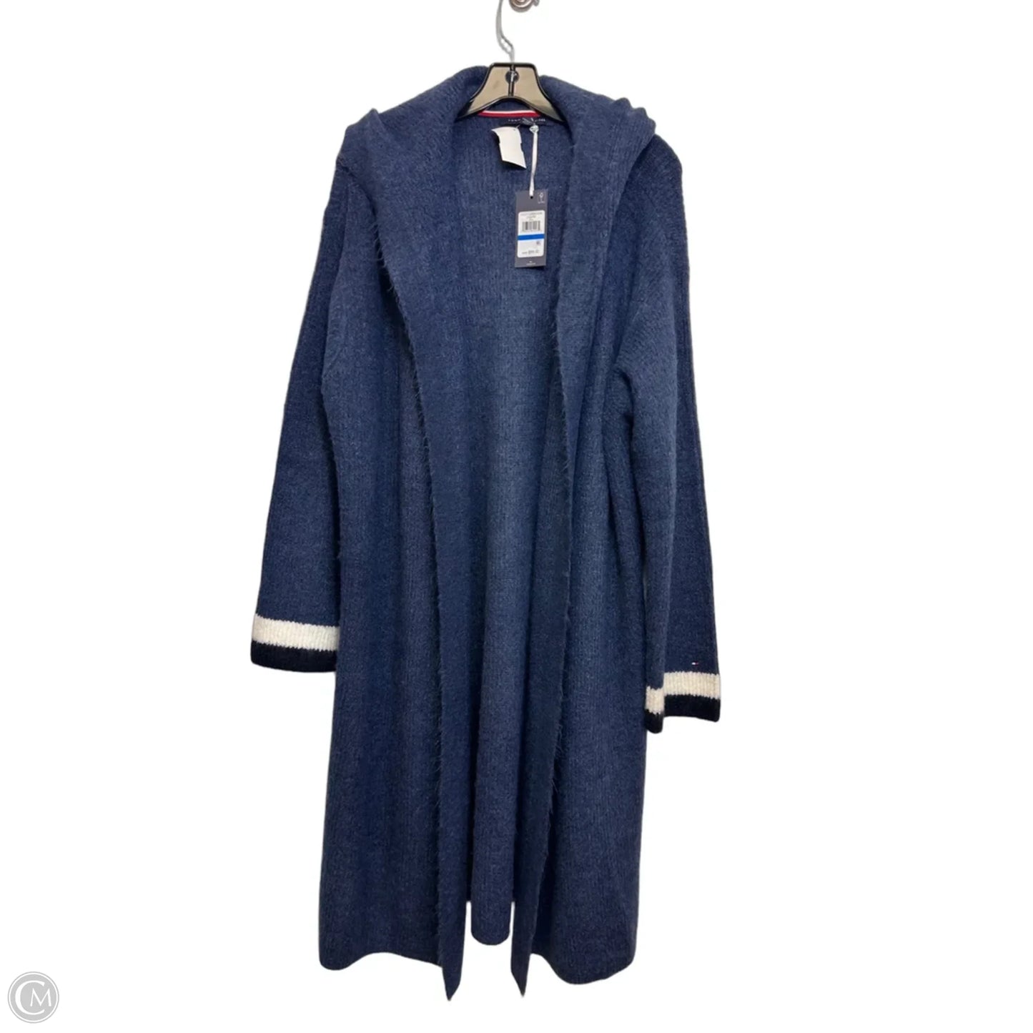 Cardigan By Tommy Hilfiger In Blue, Size: Xl