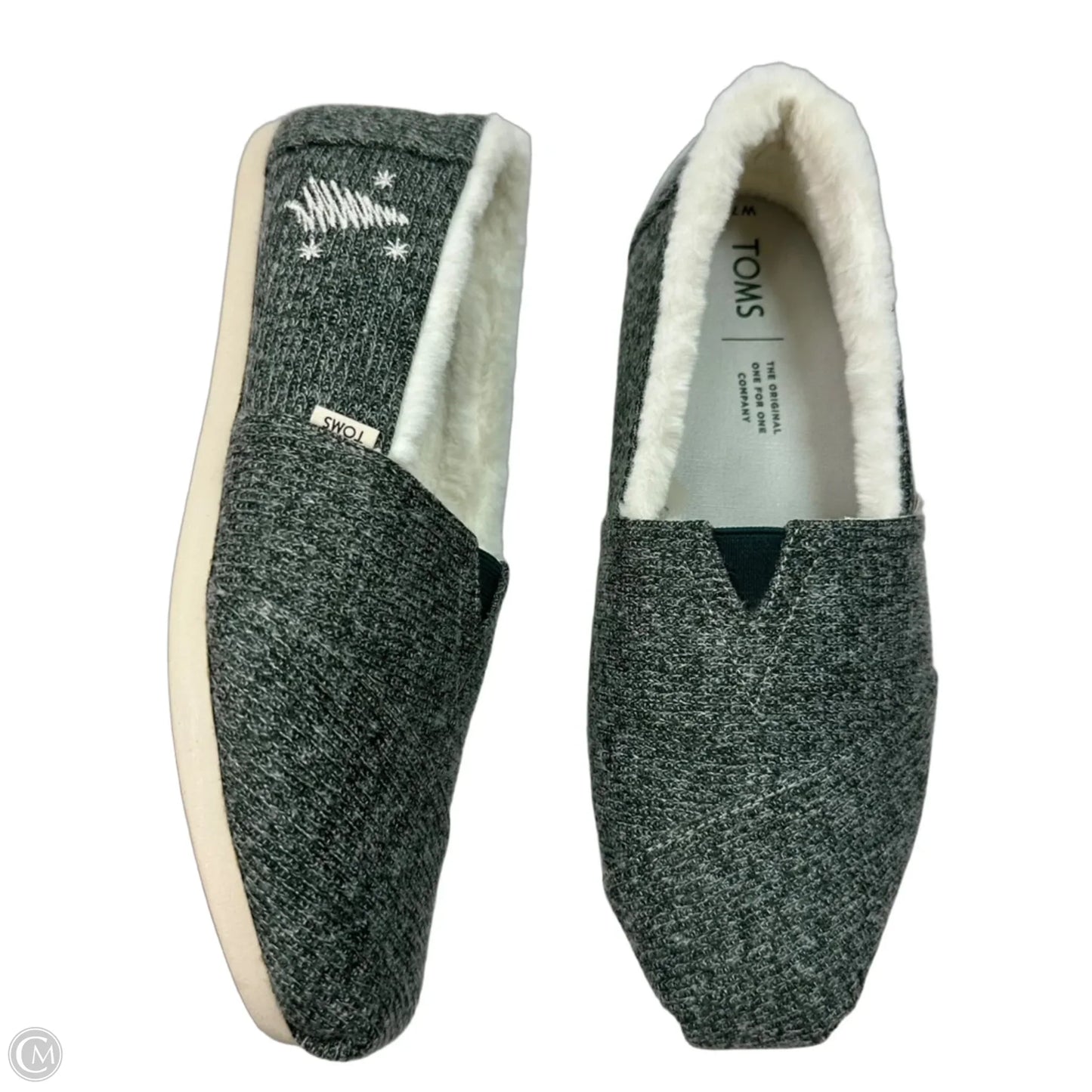 Shoes Flats By Toms In Green, Size: 7
