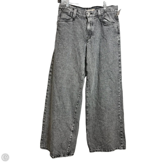 Jeans Wide Leg By Levis In Black, Size: 6