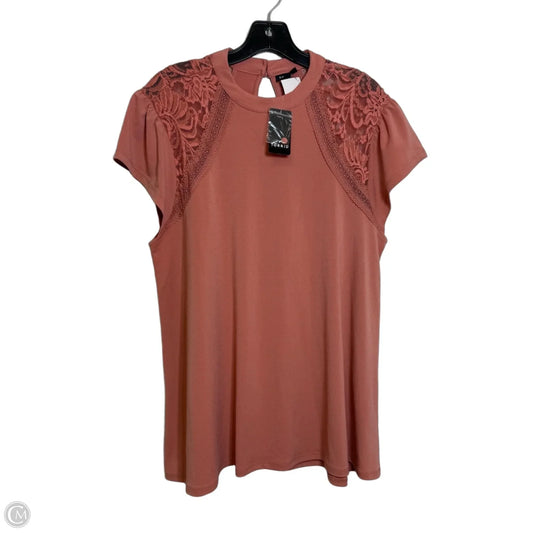 Top Short Sleeve By Torrid In Orange, Size: L