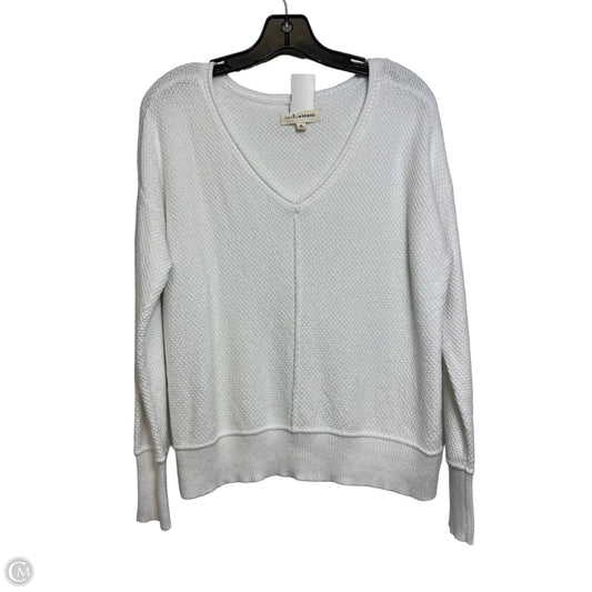 Sweater By Lucky Brand In White, Size: Xs