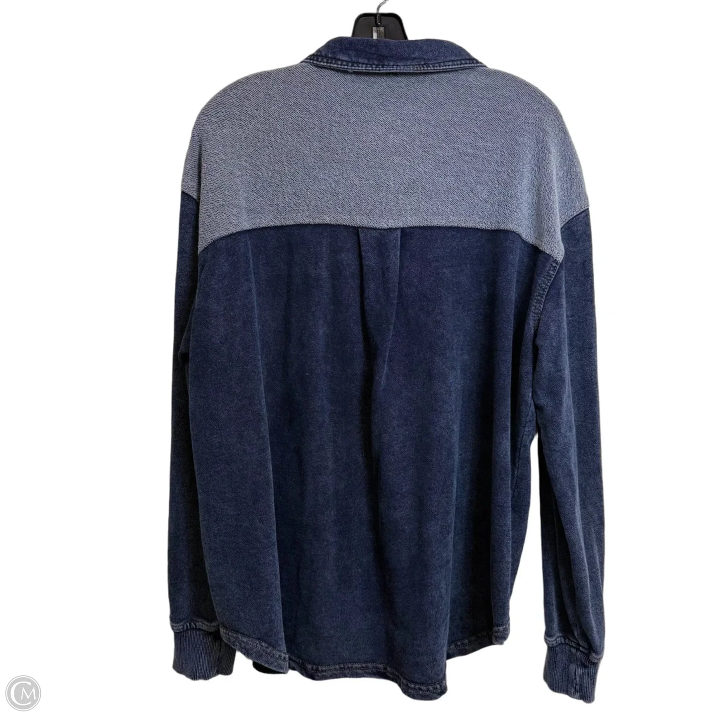 Top Long Sleeve By Jane And Delancey In Blue, Size: L