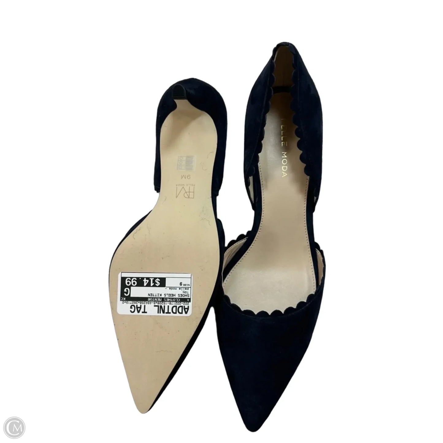 Shoes Heels Kitten By Clothes Mentor In Tan, Size: 9