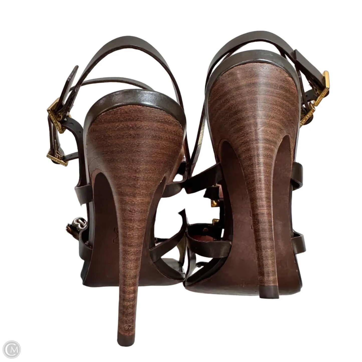 Shoes Designer By Tory Burch In Brown, Size: 9