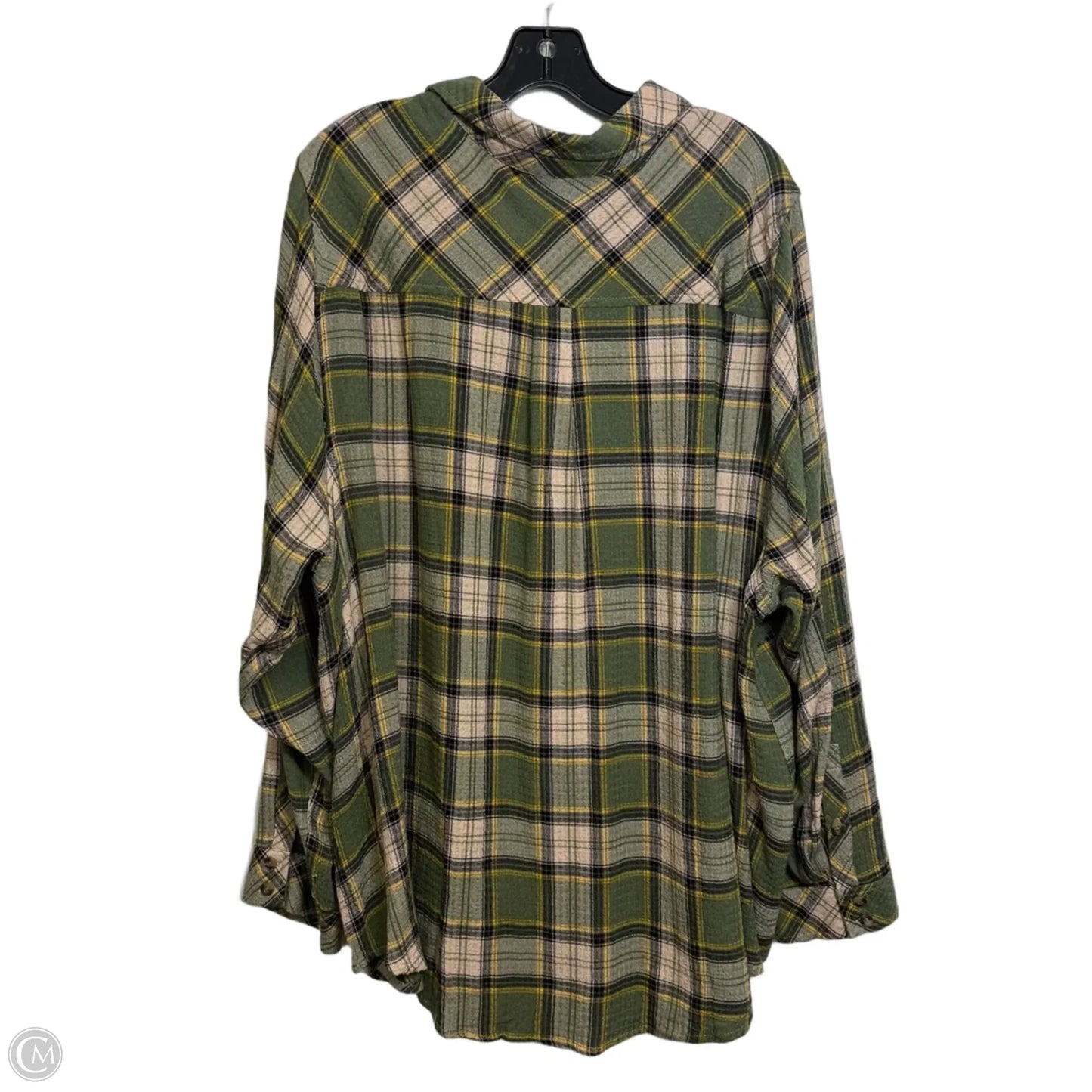 Top Long Sleeve By Torrid In Green, Size: 4x