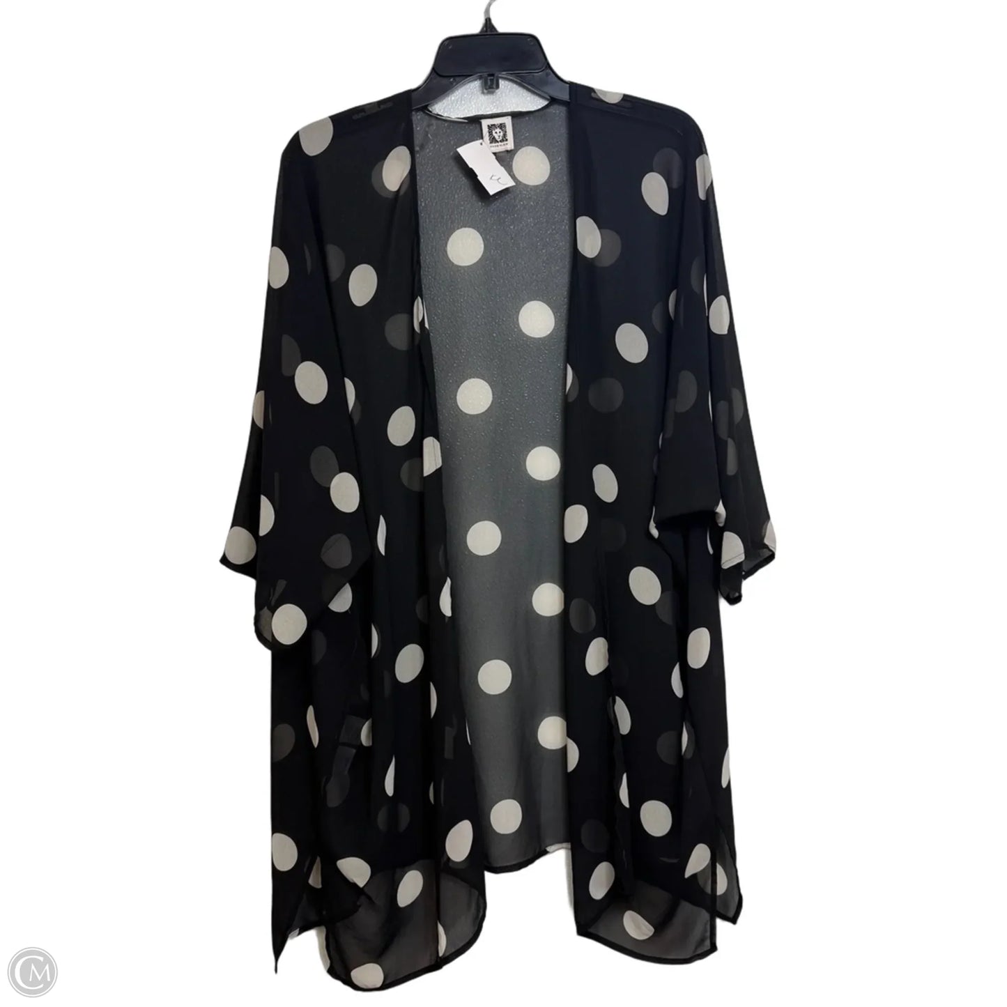 Kimono By Clothes Mentor In Polkadot Pattern, Size: Xxs
