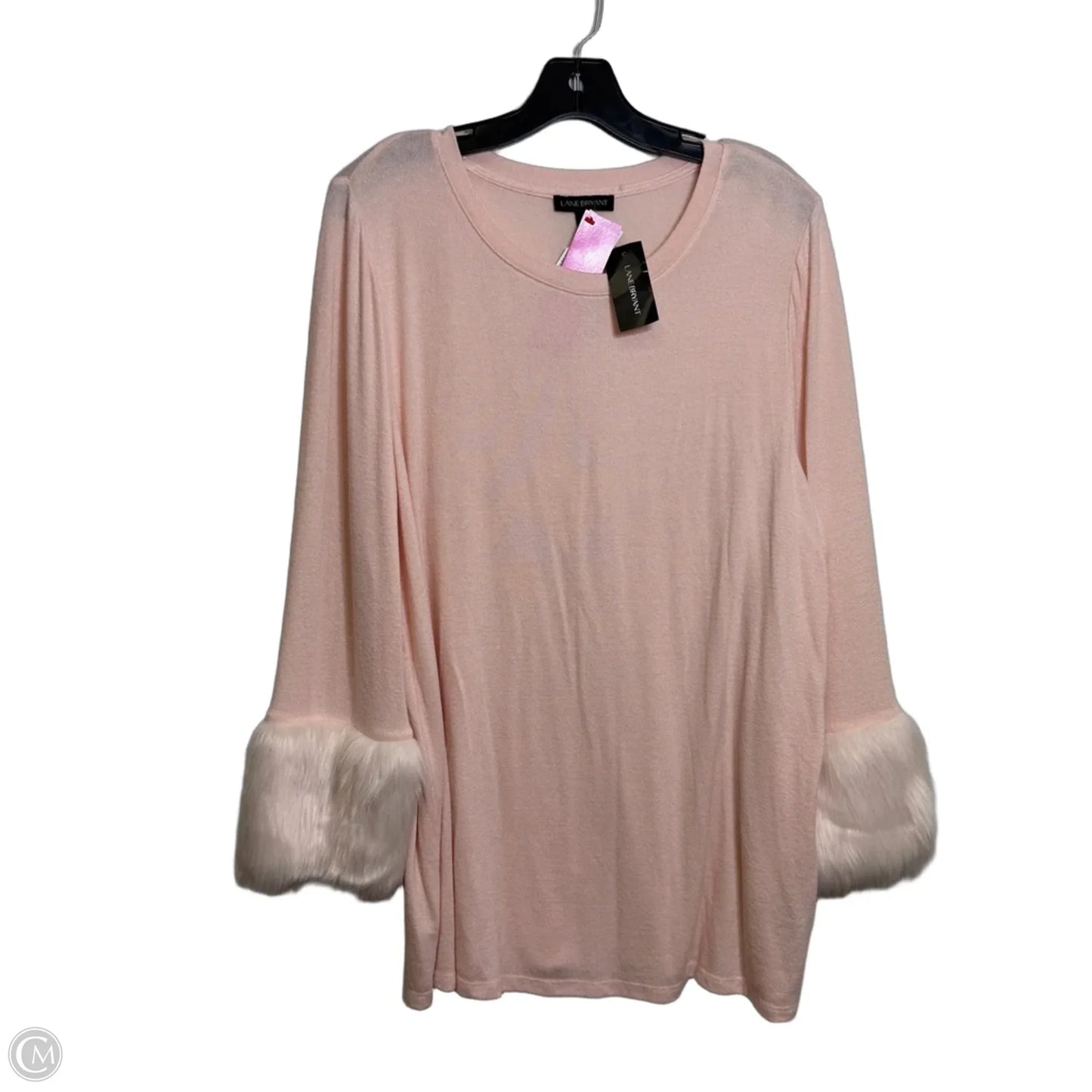 Top Long Sleeve By Lane Bryant In Pink, Size: Xl