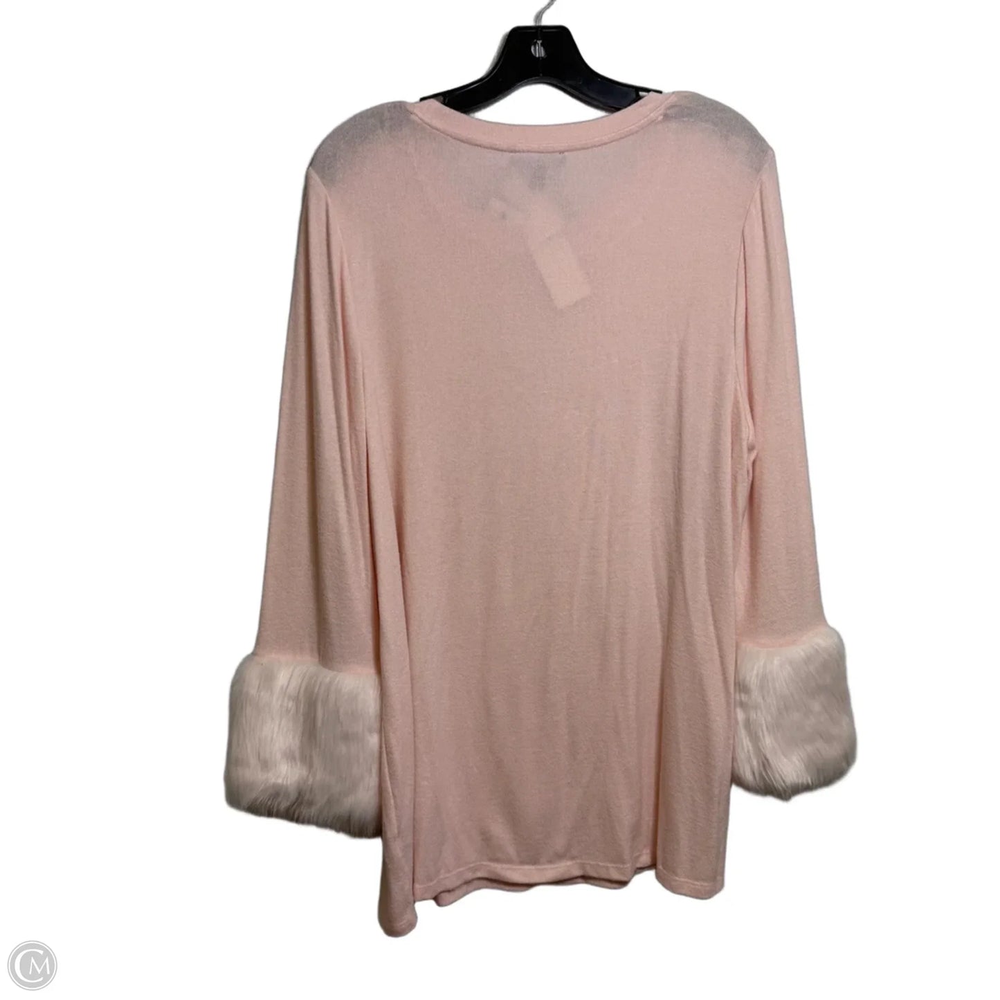 Top Long Sleeve By Lane Bryant In Pink, Size: Xl