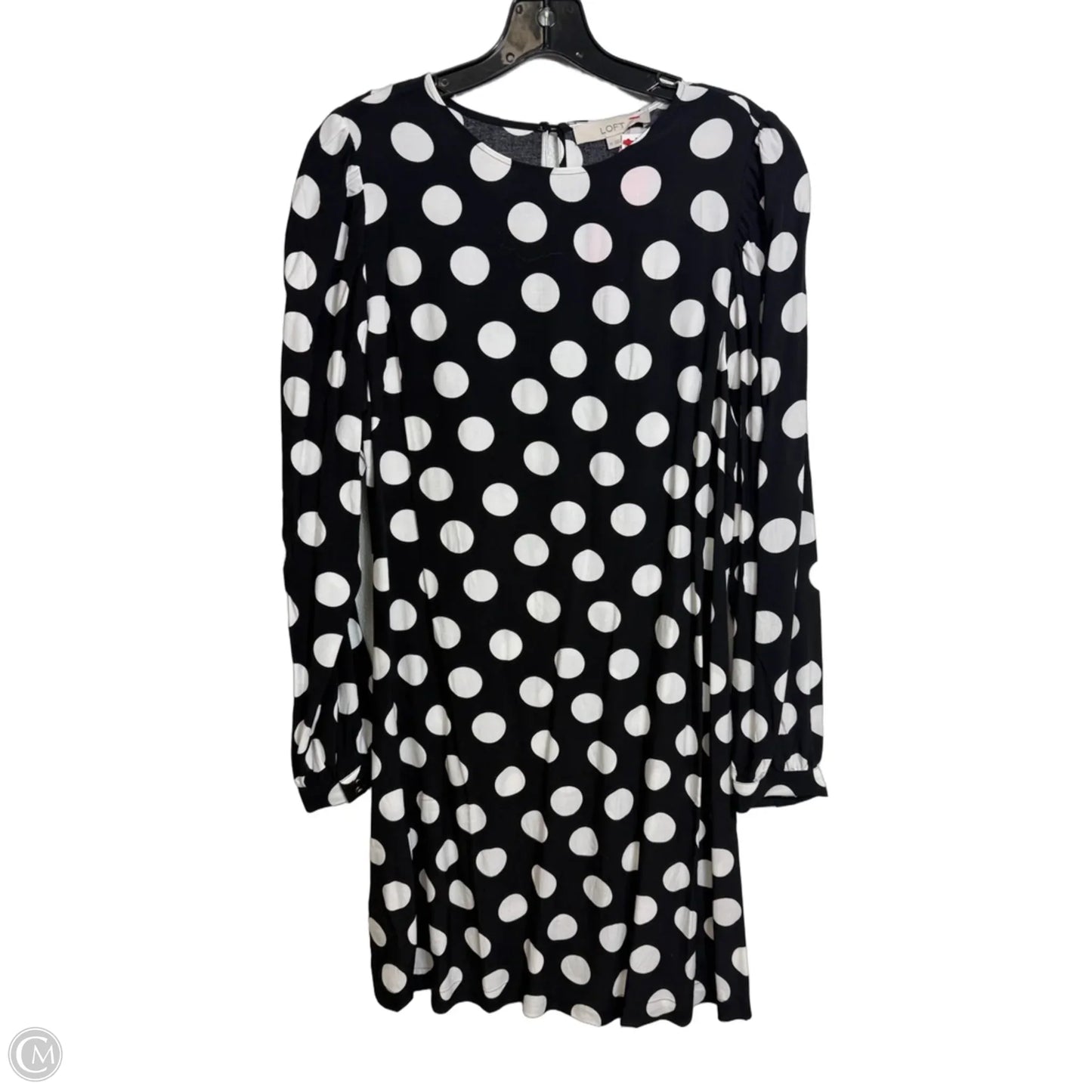 Dress Party Short By Loft In Polkadot Pattern, Size: M