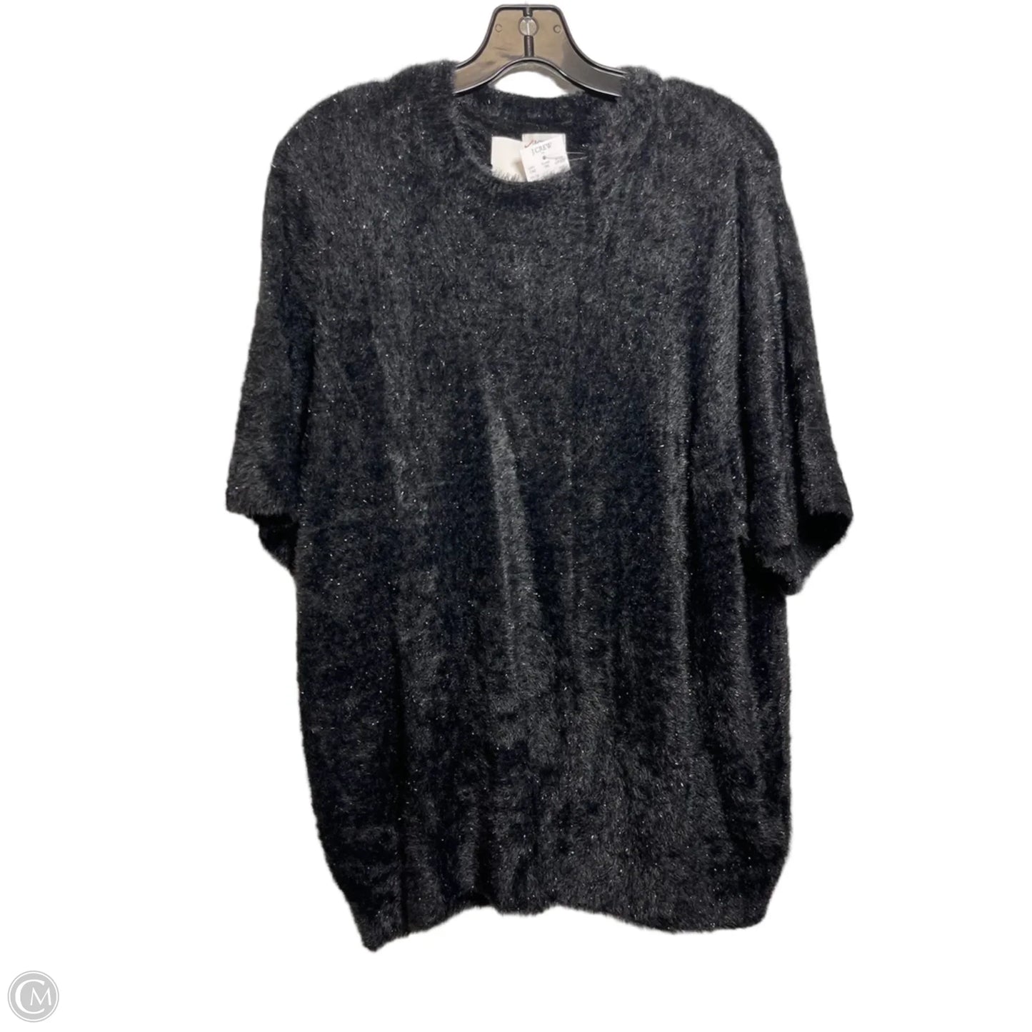 Sweater Short Sleeve By J. Crew In Black, Size: 2x