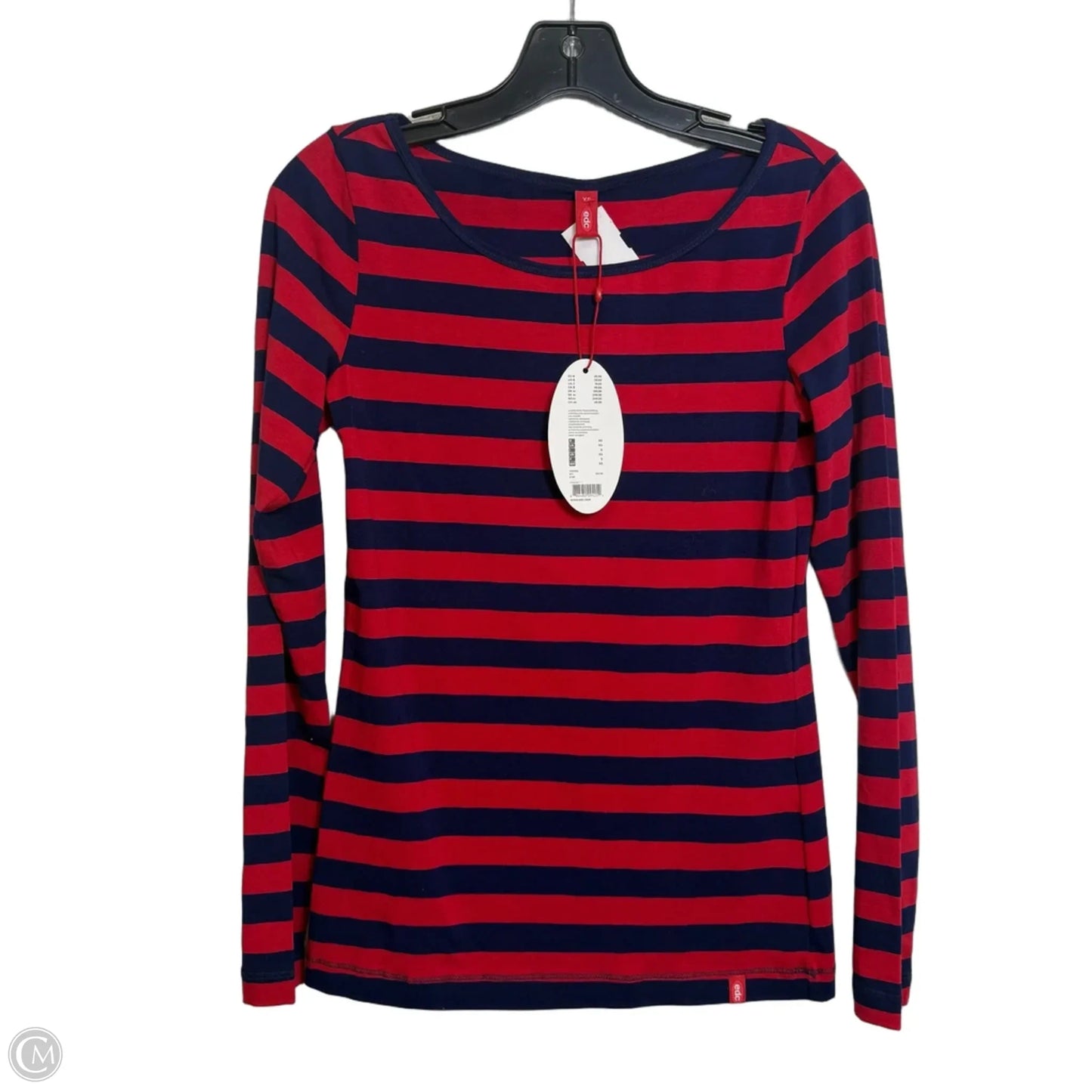 Top Long Sleeve Basic By Esprit In Red, Size: Xs