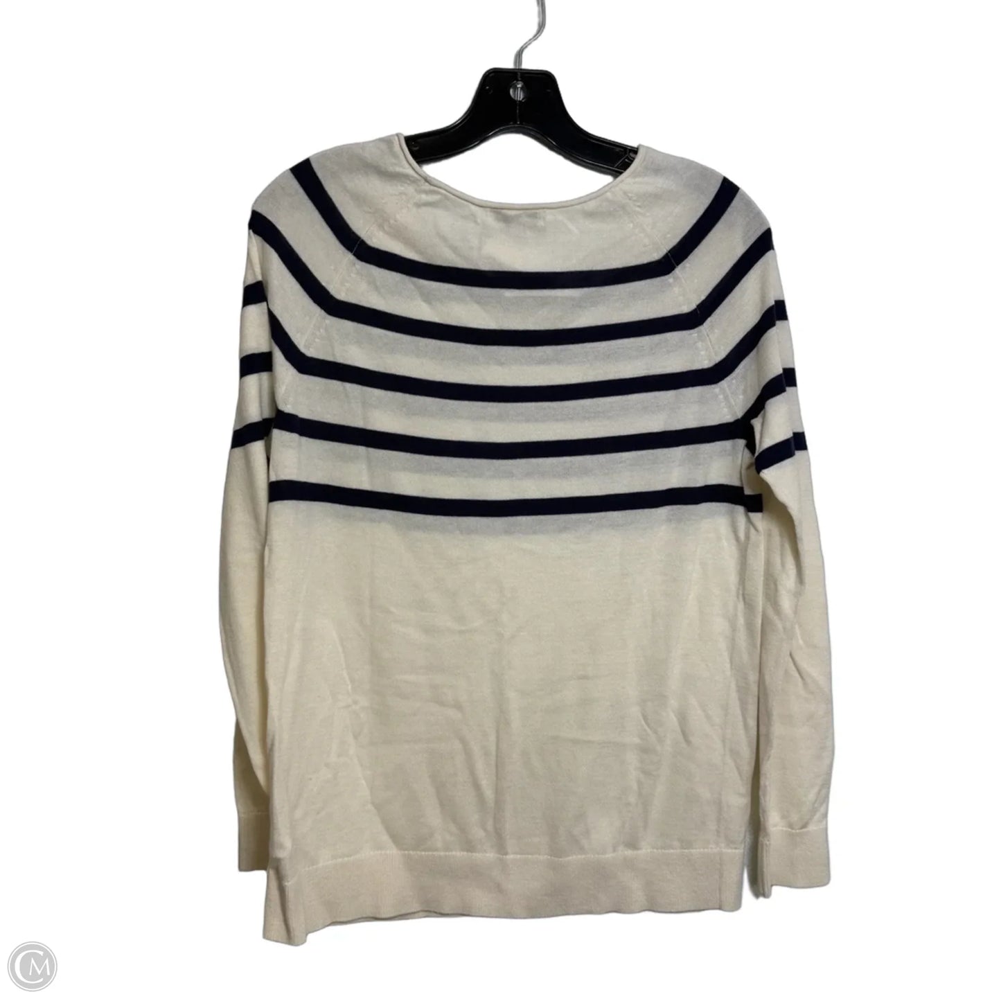 Top Long Sleeve Basic By Gap In Striped Pattern, Size: Xs