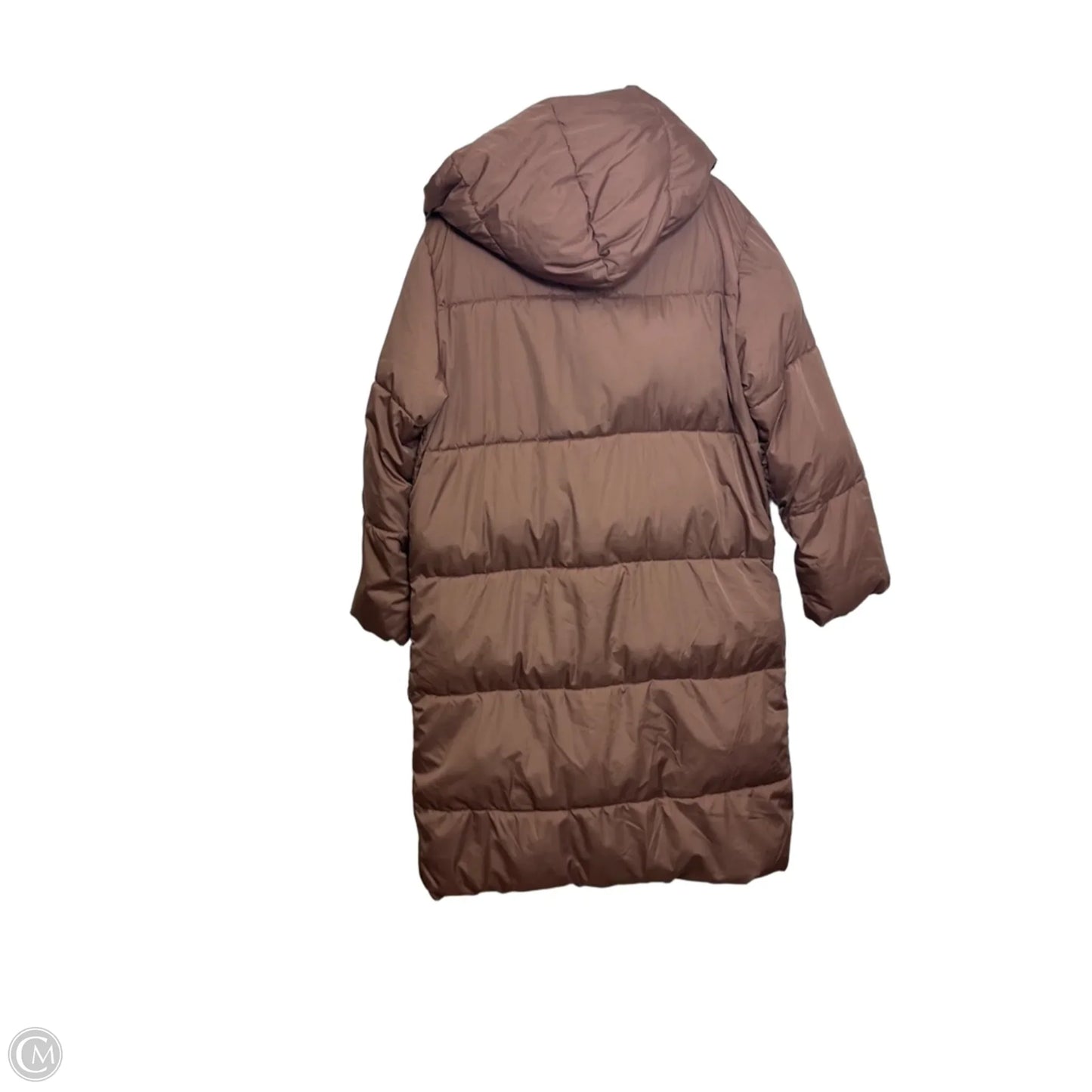 Long Jacket Puffer & Quilted By Old Navy In Brown, Size: S