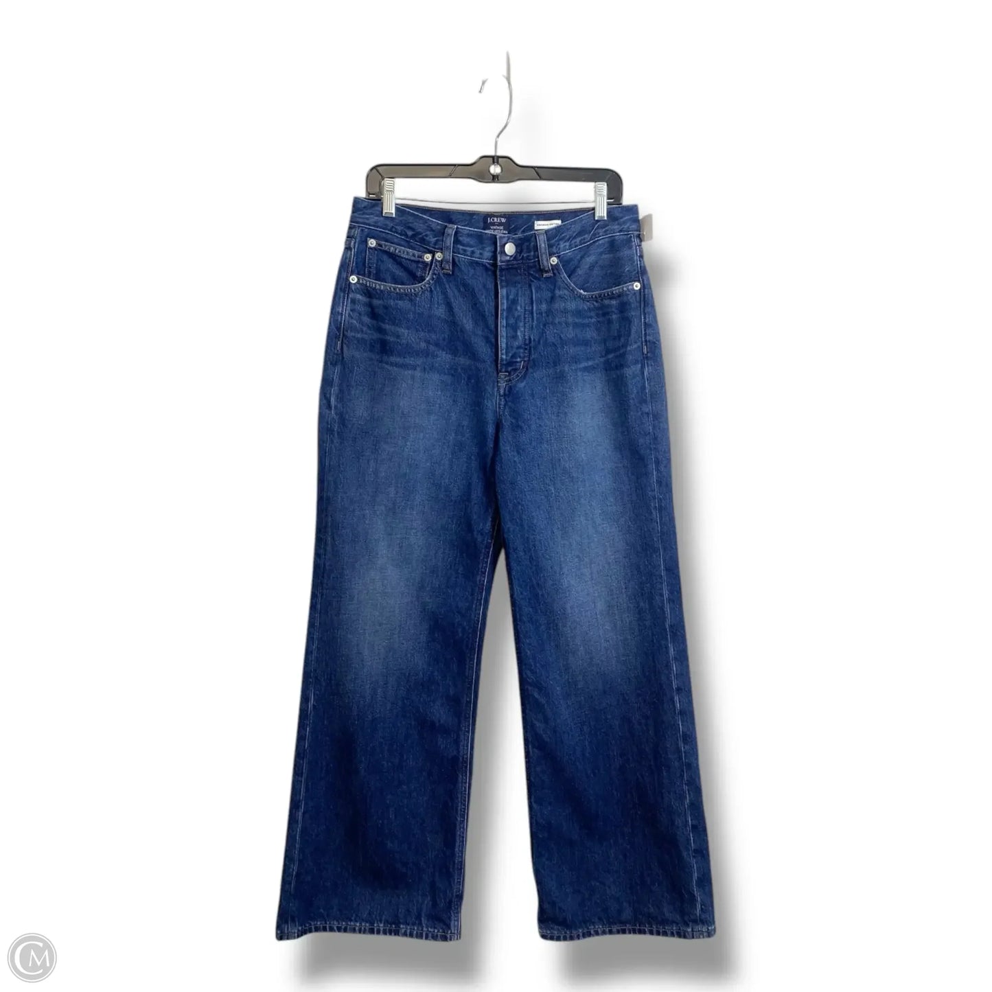 Jeans vintage Wide Leg By J. Crew In Blue Denim, Size: 28