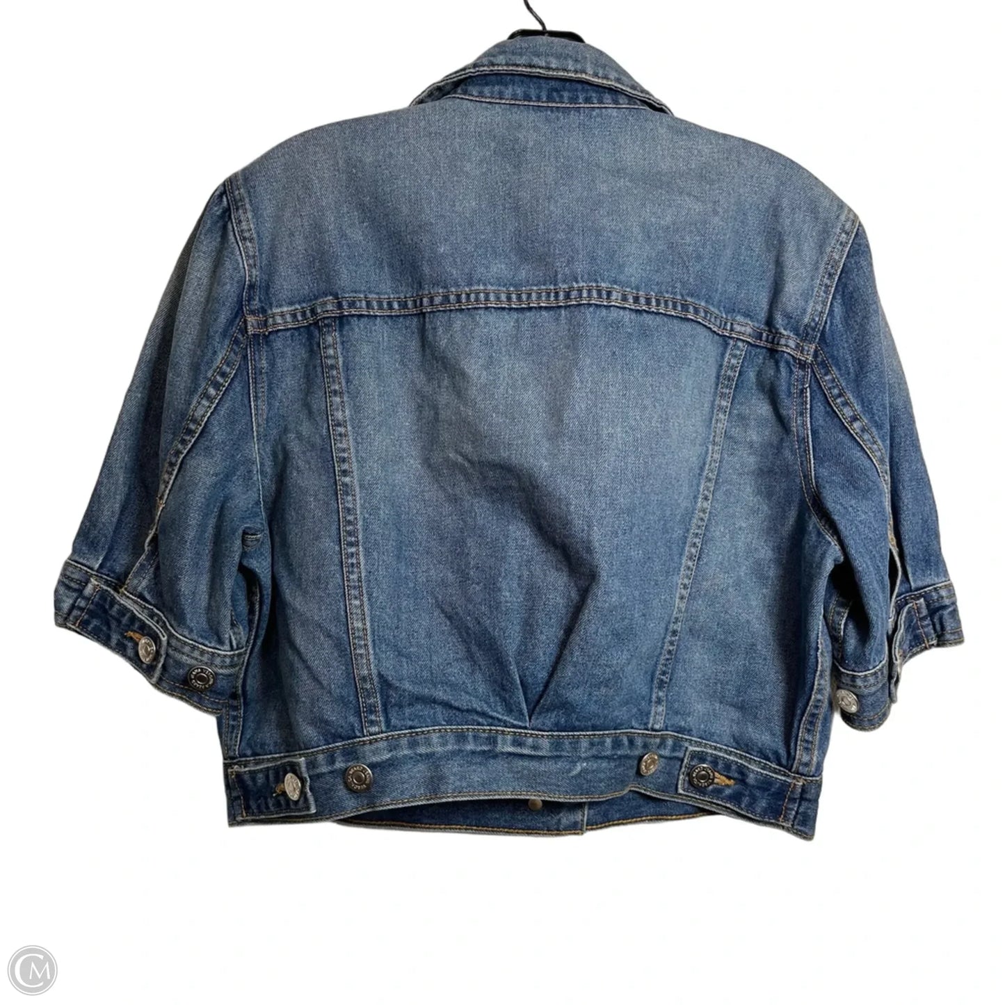 Jacket Denim By Veronica Beard In Blue Denim, Size: L