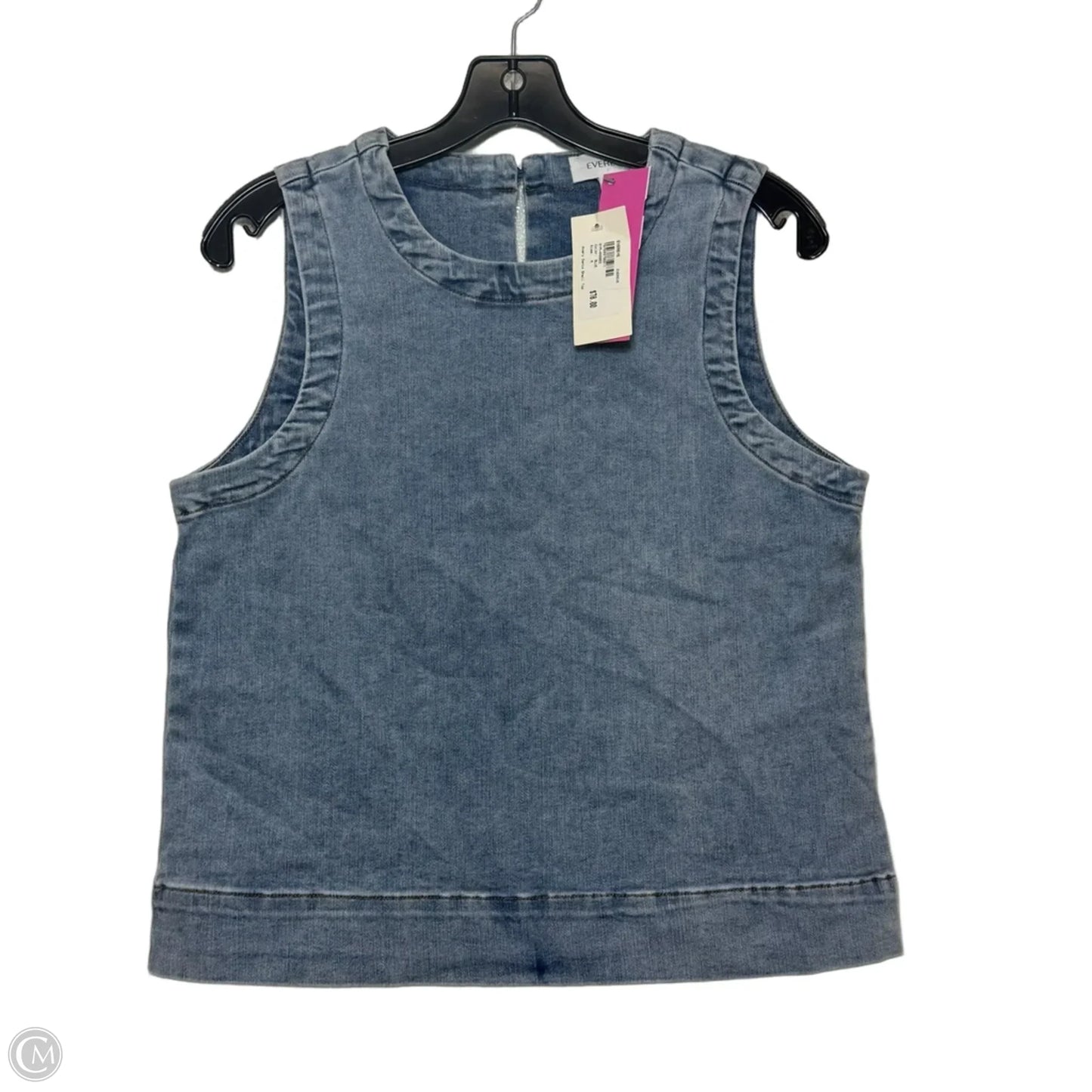 Top Sleeveless By Evereve In Blue, Size: M