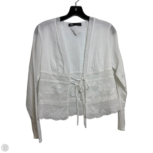 Bolero By Zara In White, Size: Xs