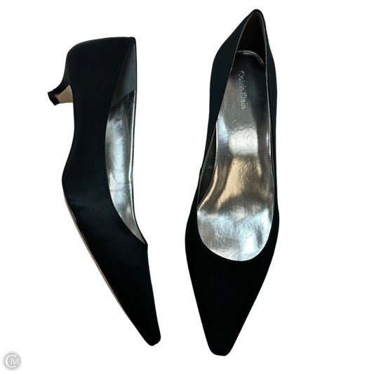 Shoes Heels Kitten By Calvin Klein In Black, Size: 11