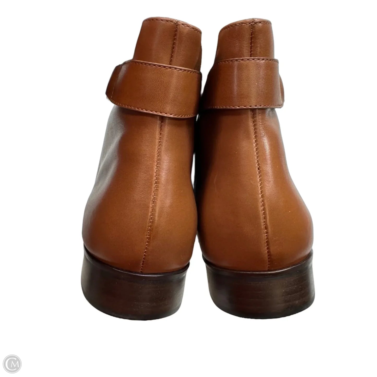Boots Ankle Flats By Talbots In Brown, Size: 11