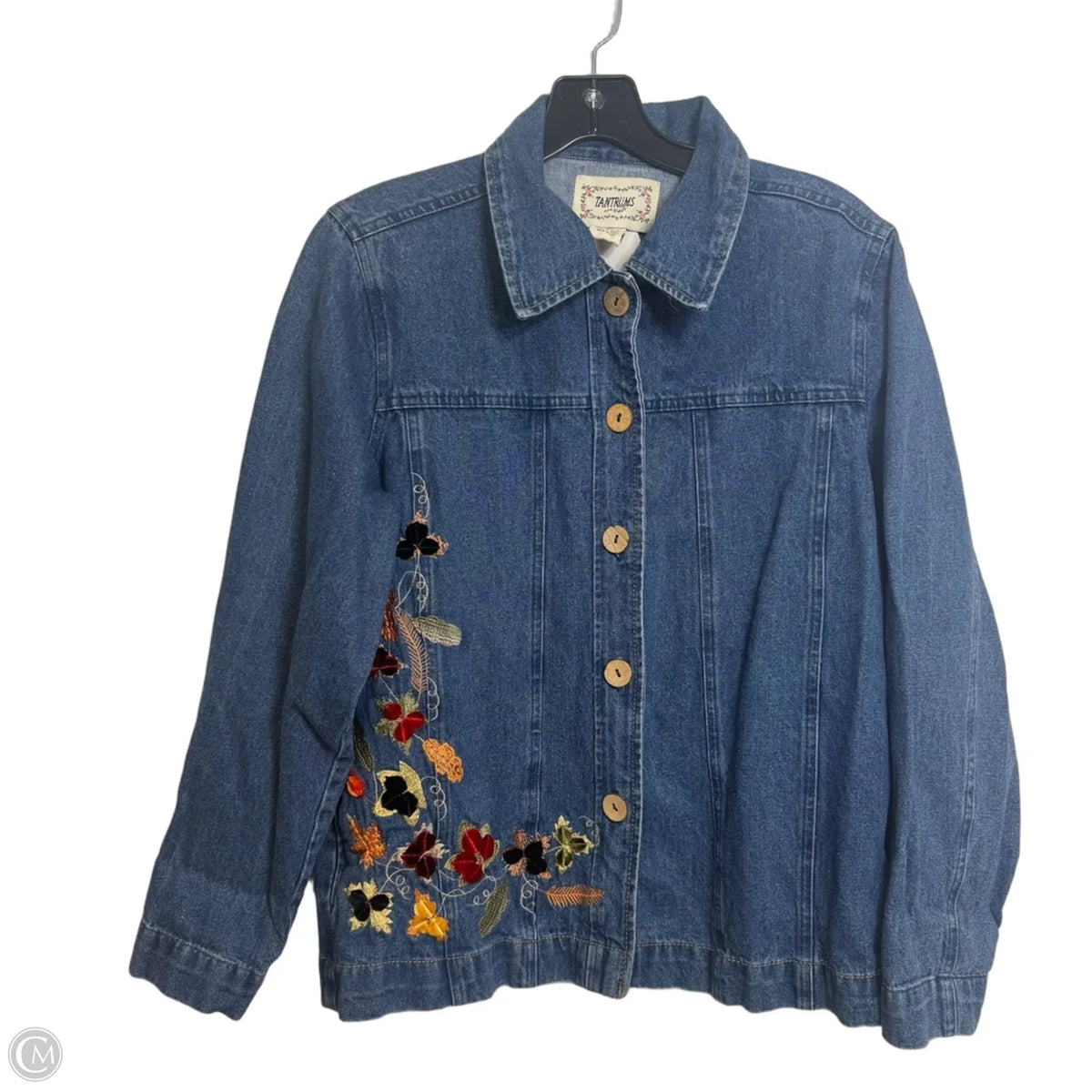 Jacket Denim By Clothes Mentor In Blue, Size: M