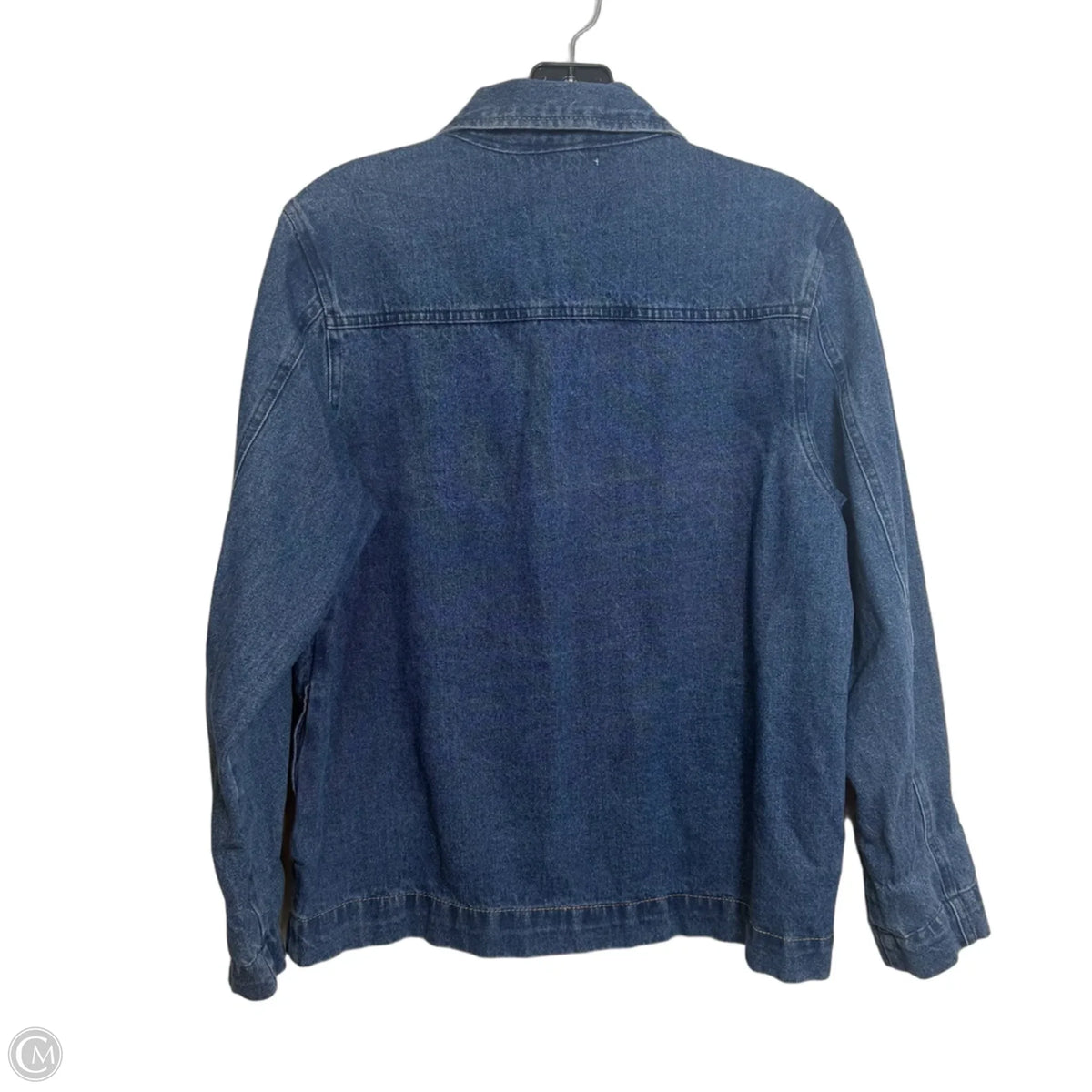 Jacket Denim By Clothes Mentor In Blue, Size: M