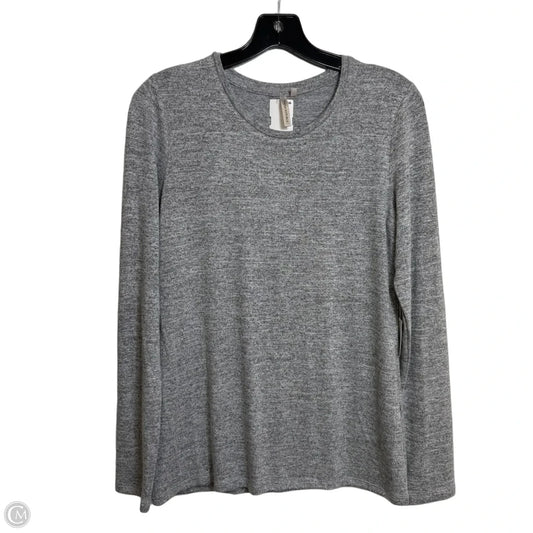 Top Long Sleeve By Banana Republic In Grey, Size: S