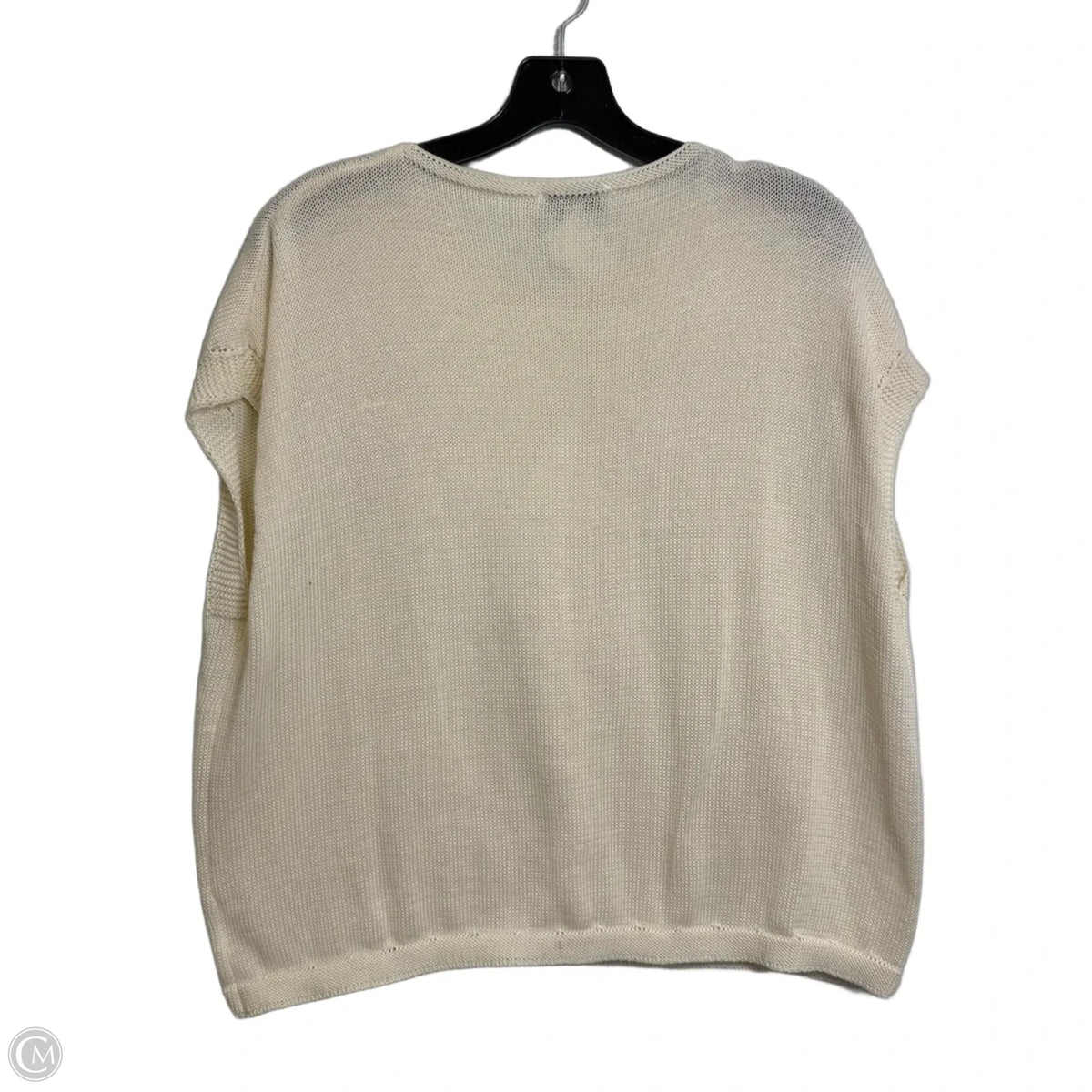 Top Sleeveless By Gilli In Cream, Size: L