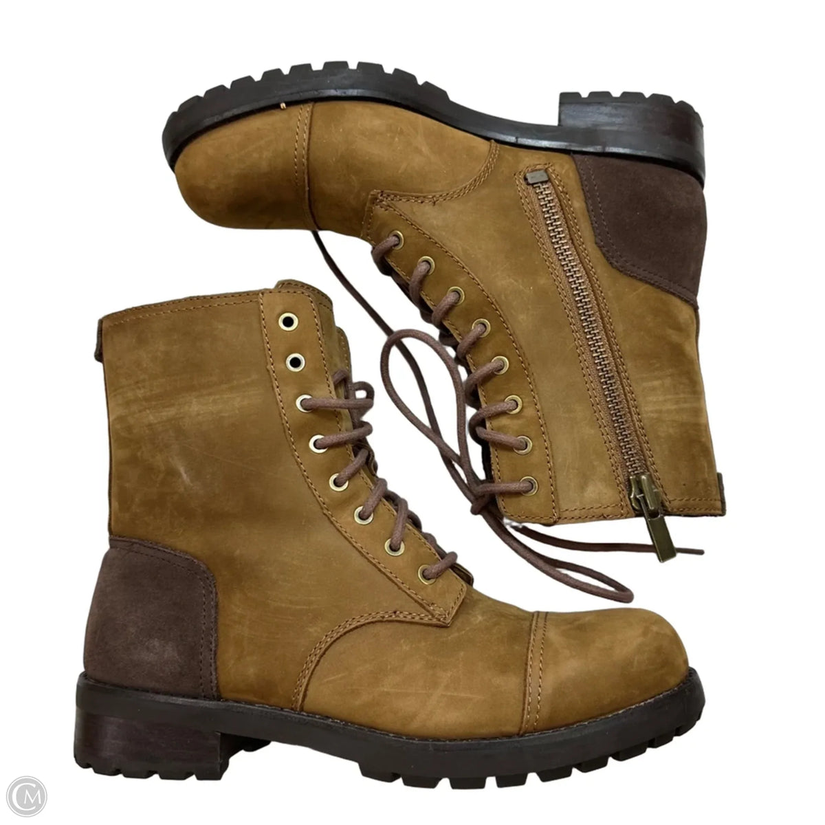 Boots Designer By Ugg In Tan, Size: 9