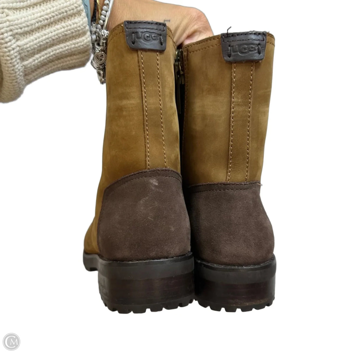 Boots Designer By Ugg In Tan, Size: 9