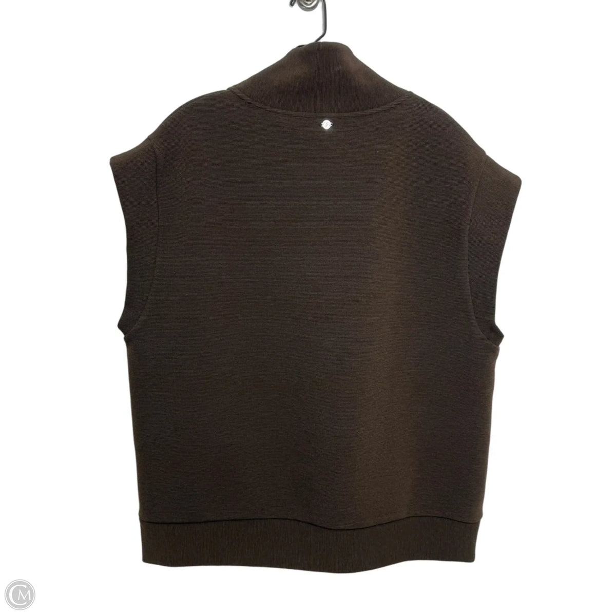 Athletic Top Short Sleeve By Calia In Brown, Size: L