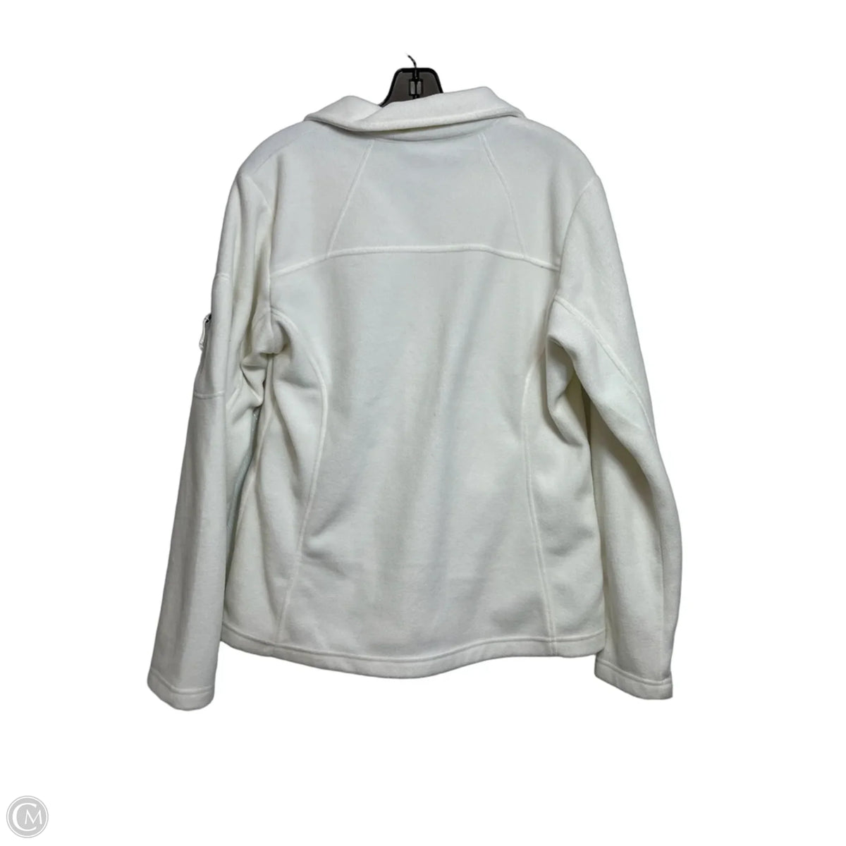 Athletic Jacket By Columbia In Cream, Size: L
