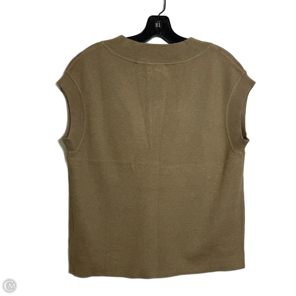 Vest Sweater By The Drop In Tan, Size: S