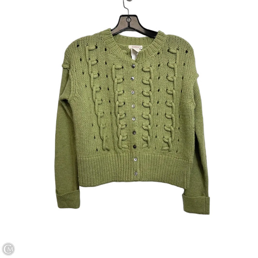 Cardigan By Sundance In Green, Size: Xs