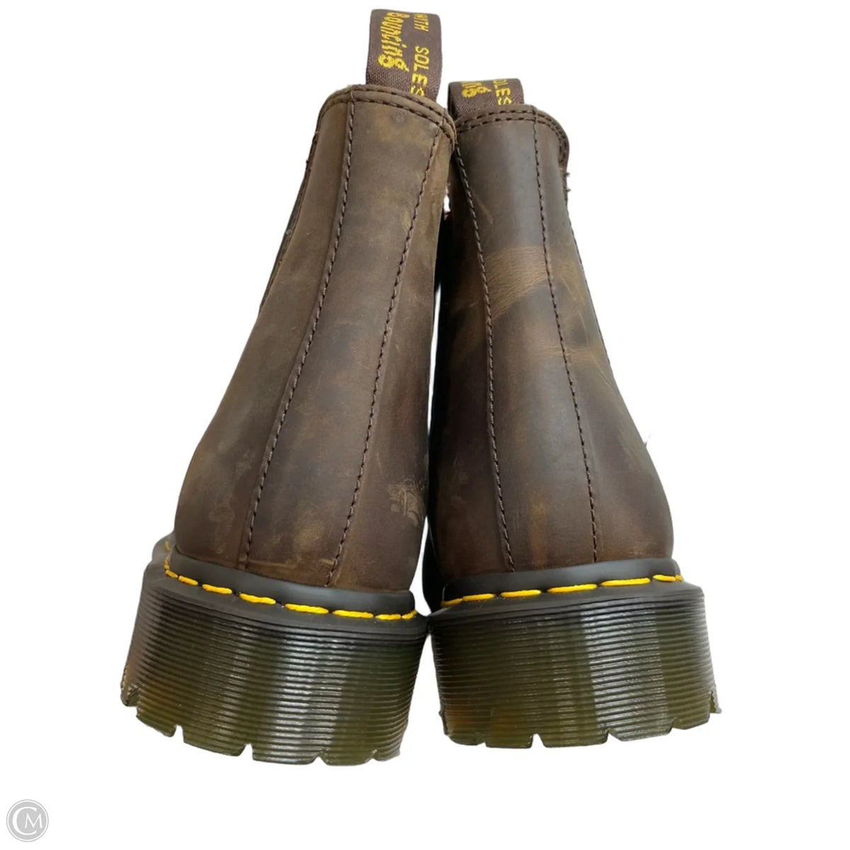Boots Designer By Dr Martens In Brown, Size:10
