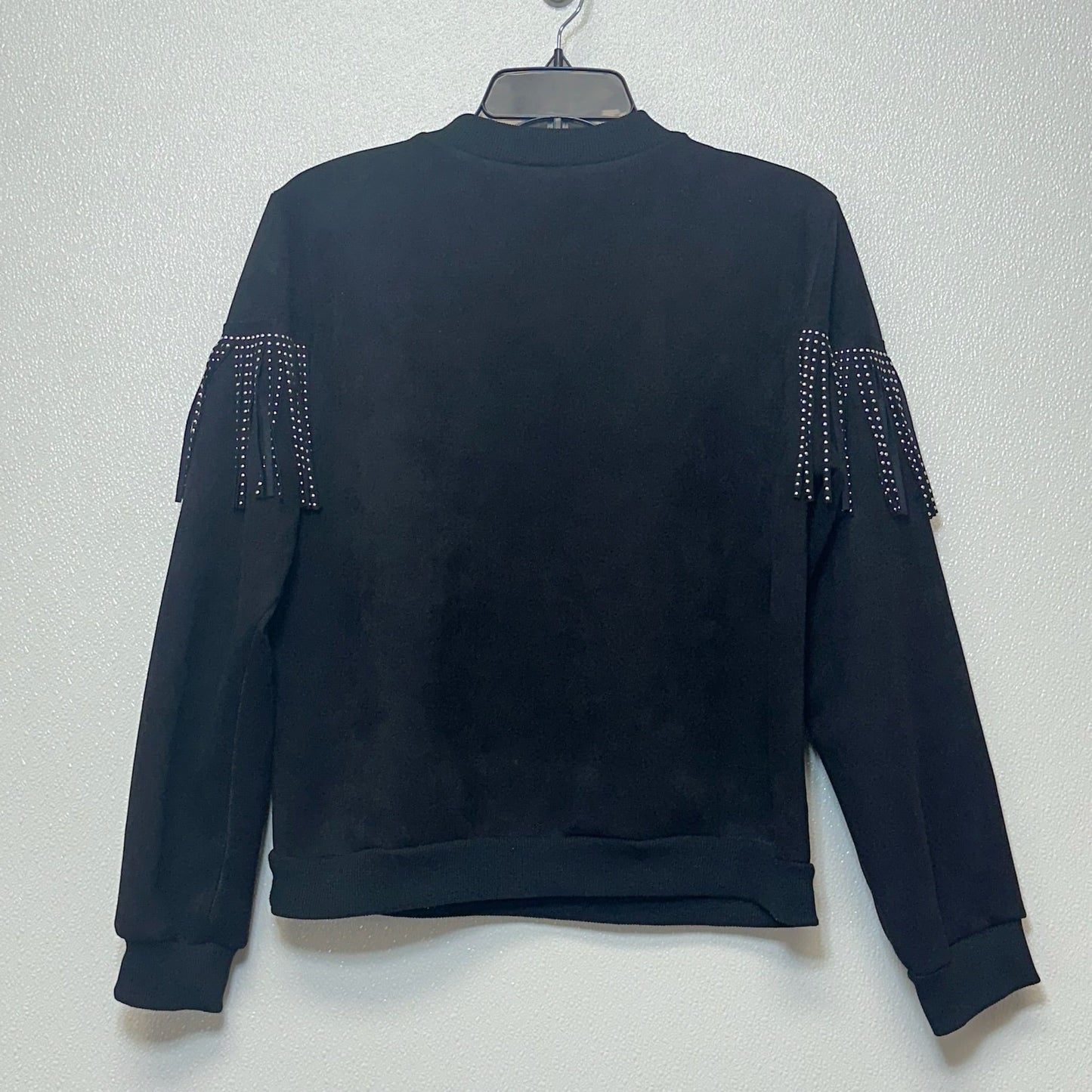 Sweatshirt Crewneck By Clothes Mentor In Black, Size: M