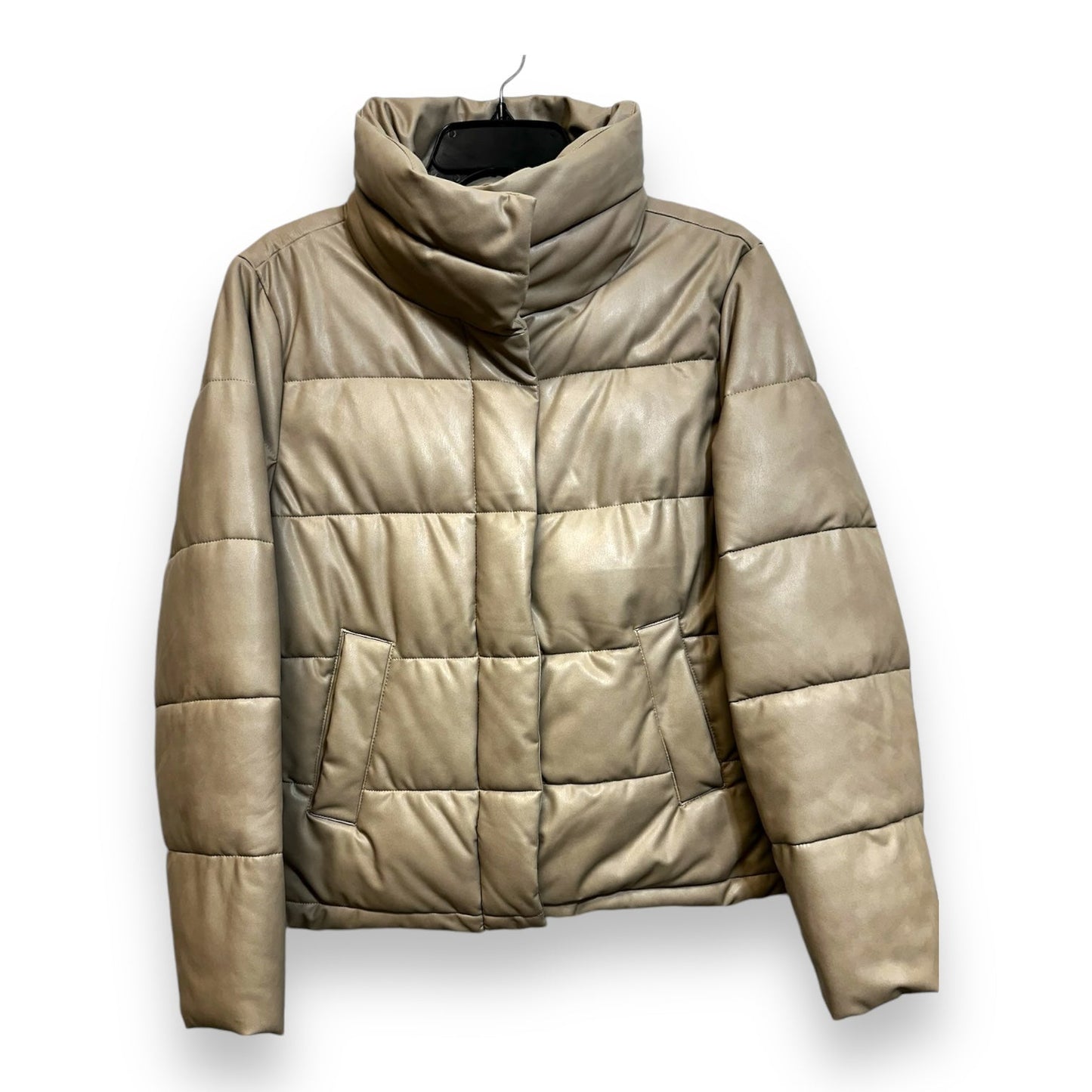 Coat Puffer & Quilted By Clothes Mentor In Tan, Size: S