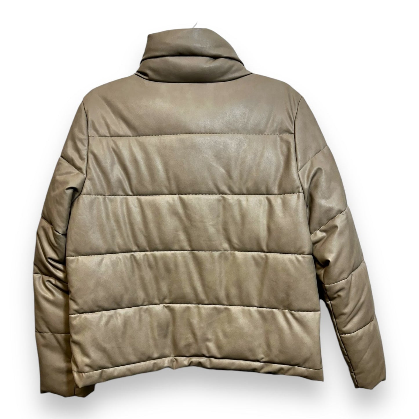 Coat Puffer & Quilted By Clothes Mentor In Tan, Size: S