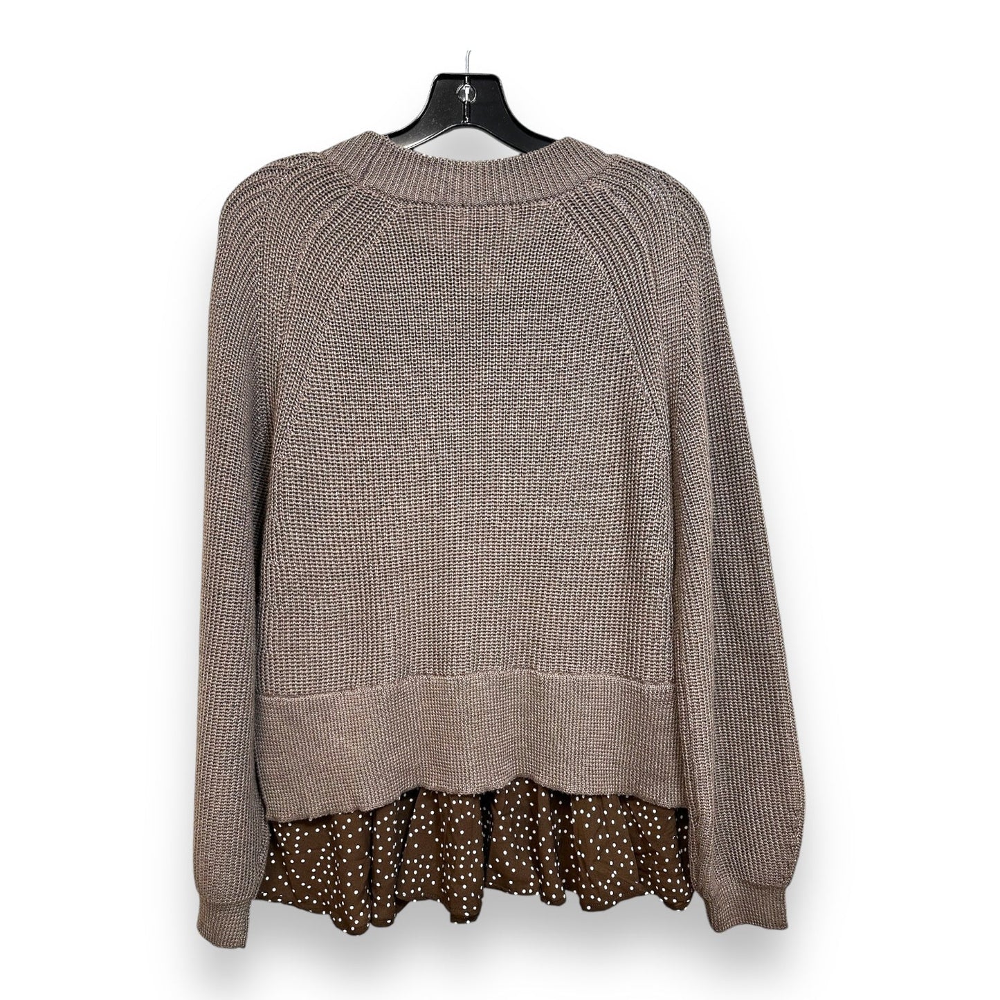 Sweater By Blu Pepper In Brown, Size: M