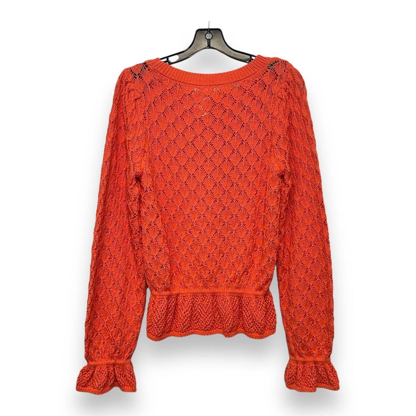 Sweater By Anthropologie In Orange, Size: M