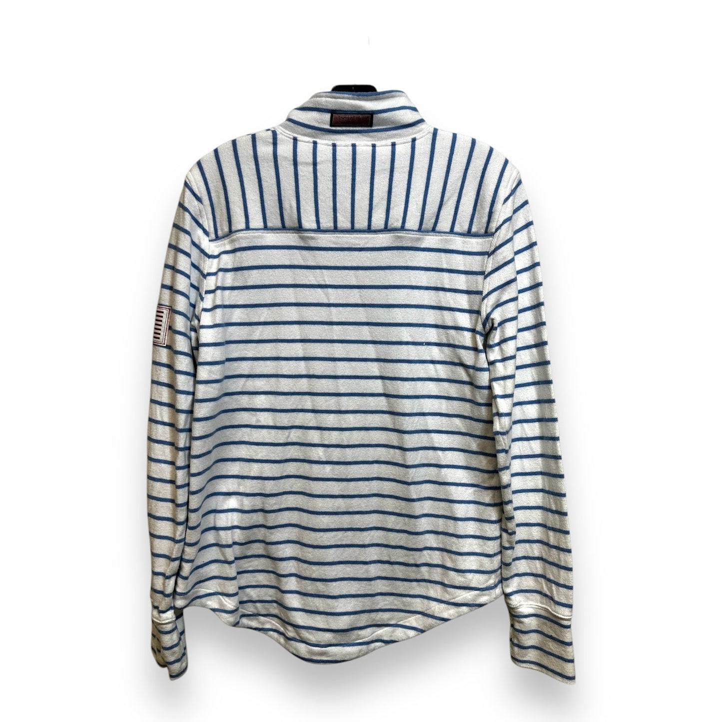 Top Long Sleeve By Vineyard Vines In Striped Pattern, Size: M