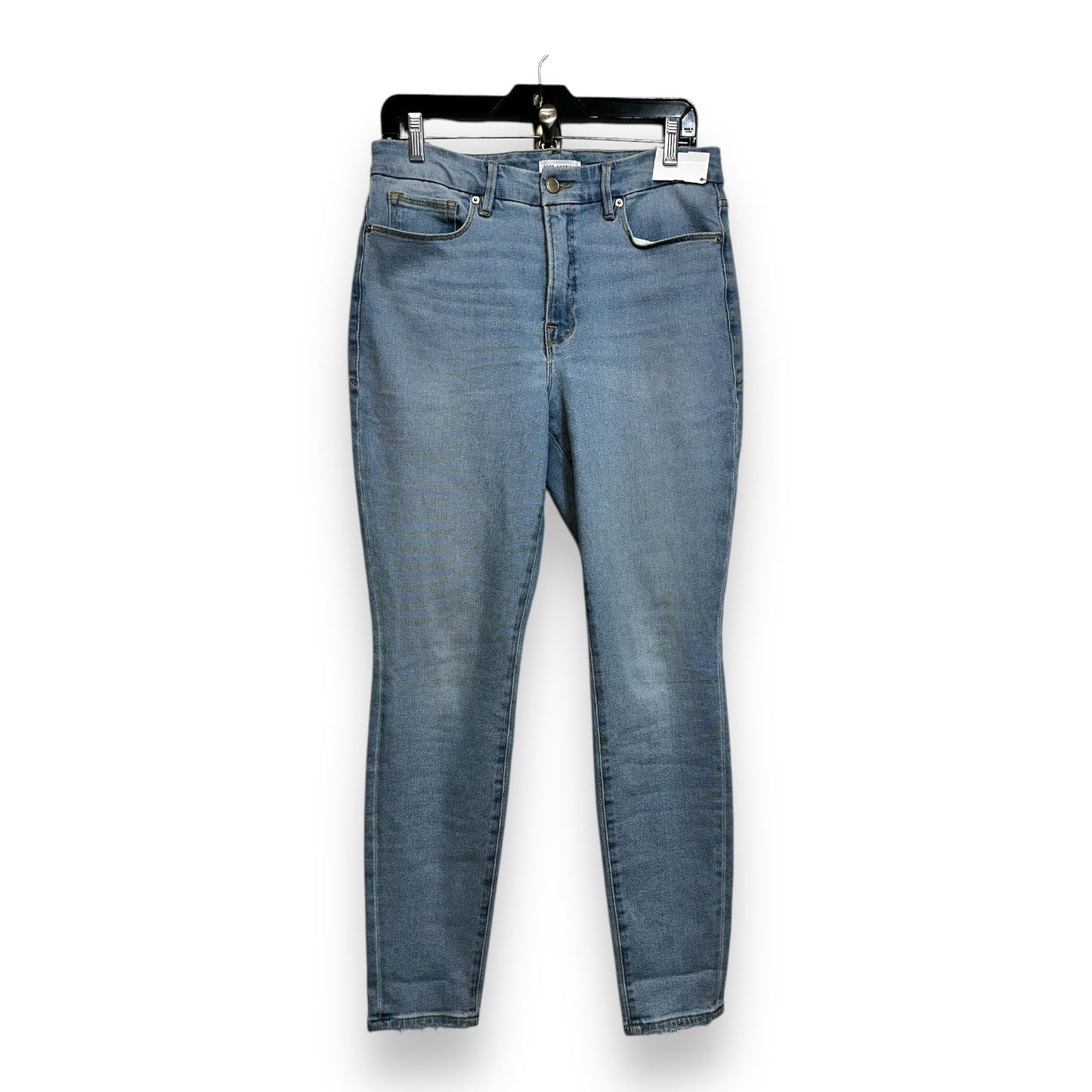 Jeans Straight By Good American In Blue Denim, Size: 10