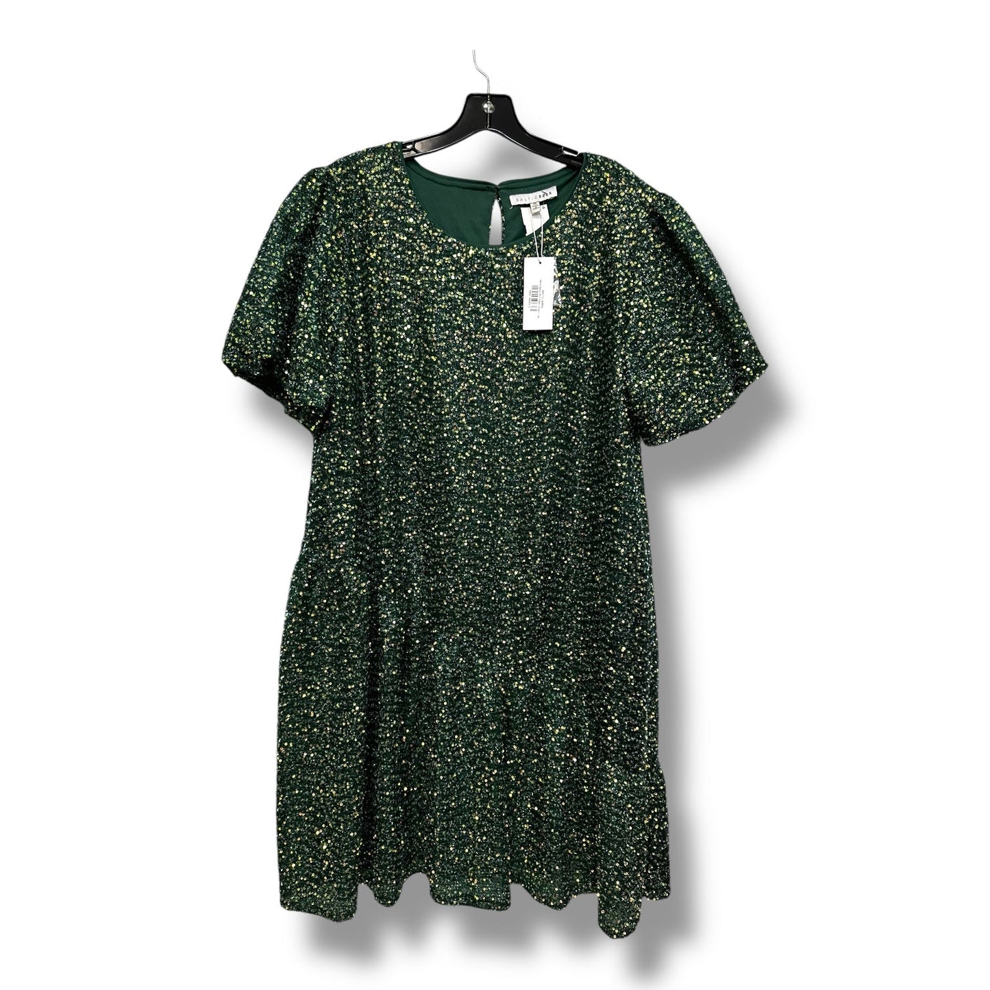 Dress Casual Midi By Clothes Mentor In Green, Size: 1x