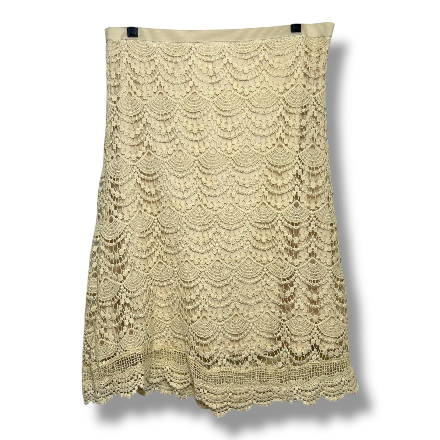 Skirt Midi By Cato In Ivory, Size: S