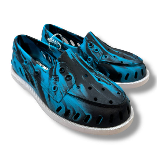 Shoes Flats By Sperry In Black & Blue, Size: 7