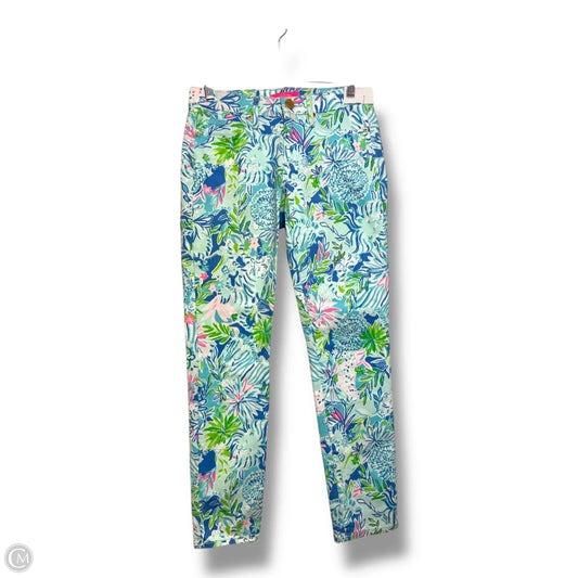 Pants Designer By Lilly Pulitzer In Tropical Print, Size: 4