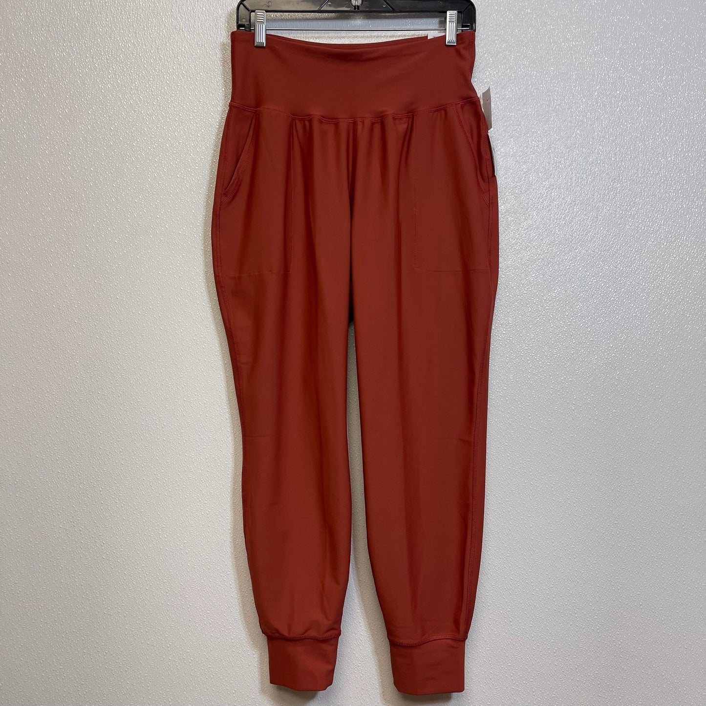 Athletic Leggings By Old Navy O In Terracotta, Size: L